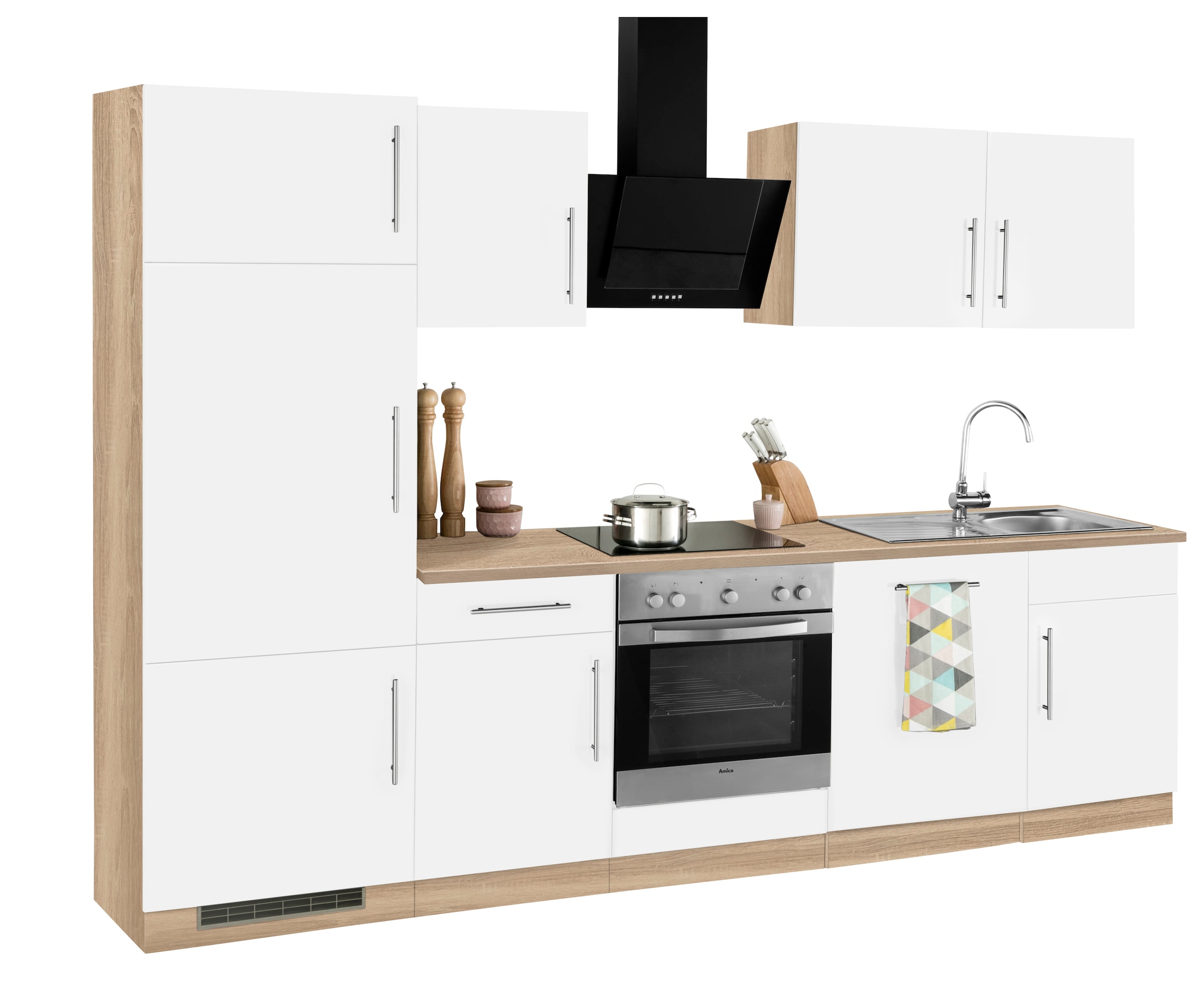wiho Küchen "Cali" ohne E-Geräte, Breite 280 cm