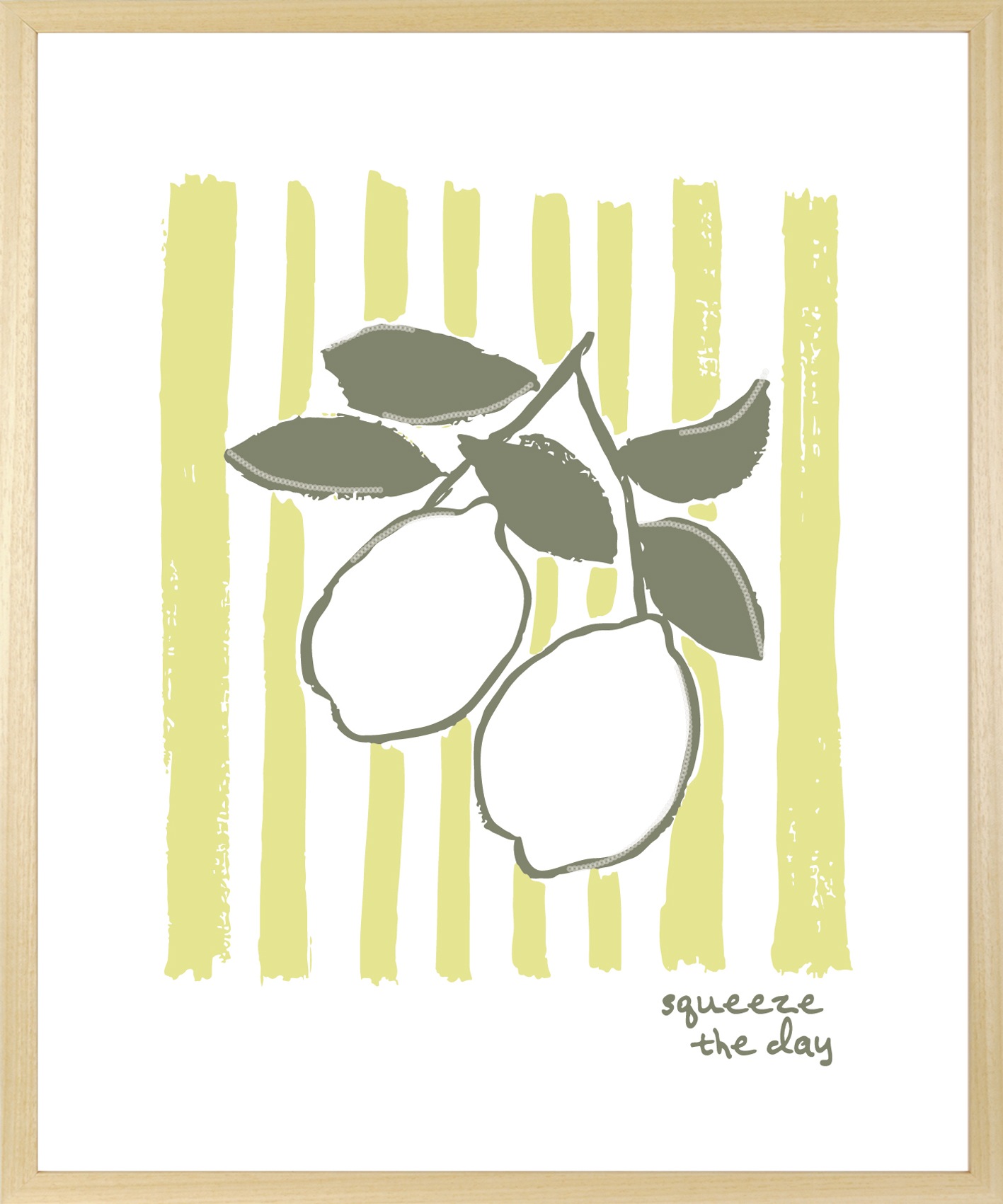 s.Oliver Kunstdruck "Zitronen "Squeeze the day"" Kunst  Obst  Obst Bilder günstig online kaufen