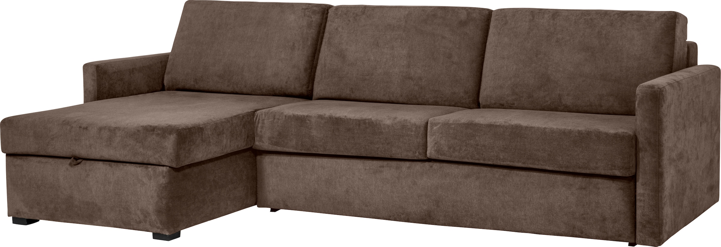 Places of Style Schlafsofa »GOLDPOINT Ecksofa 264 cm, Liegefläche (140/200cm), L-Form,«, Bettfunktion, Bonell-Federkernmatratze und Dauerschläfer-Funktion