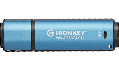 Kingston USB-Stick »IRONKEY VAULT PRIVACY 50 SERIE 8GB«, (USB 3.2 Lesegeschwindigkeit... kaufen