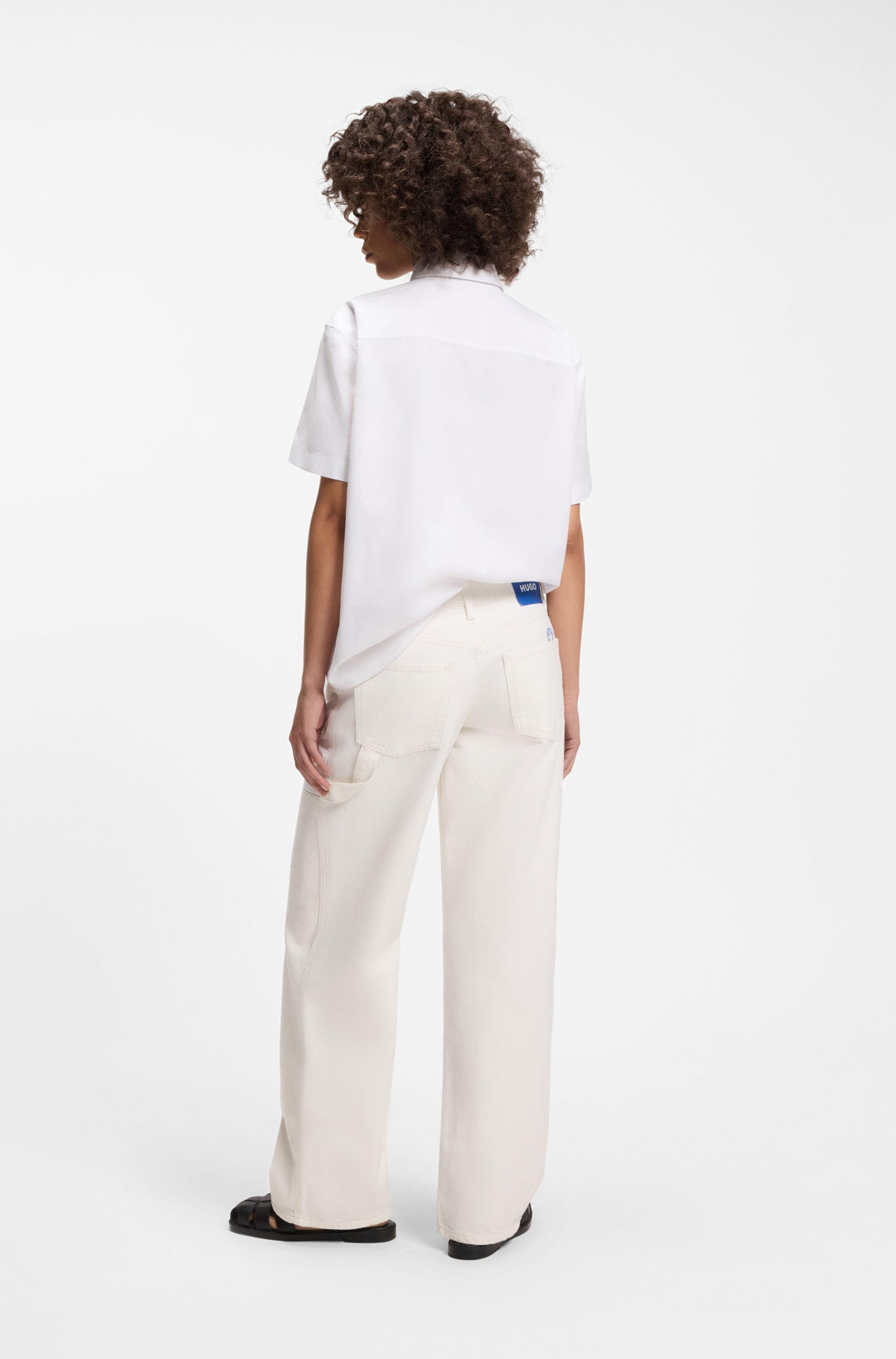 HUGO Weite Jeans »Gamala« Mid Rise, Baggy