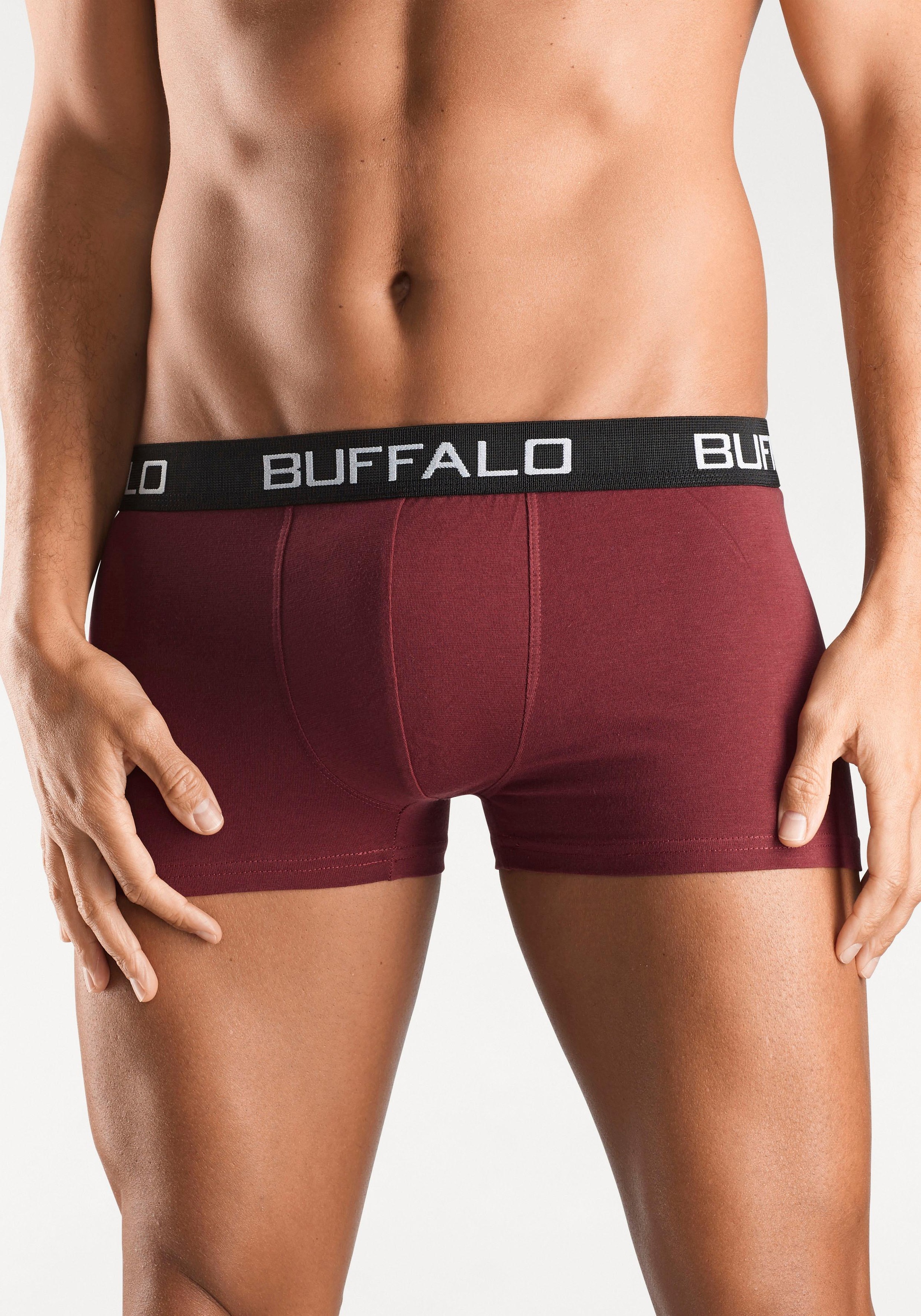 Buffalo Boxer "Boxershorts für Herren", 4 Stk. aus Baumwoll-Mix günstig online kaufen