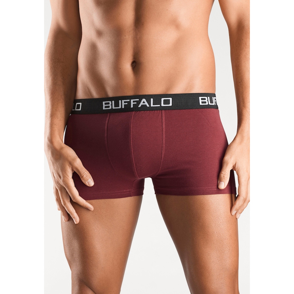 Buffalo Boxer »Boxershorts für Herren«, (Packung, 4 St.), aus Baumwoll-Mix