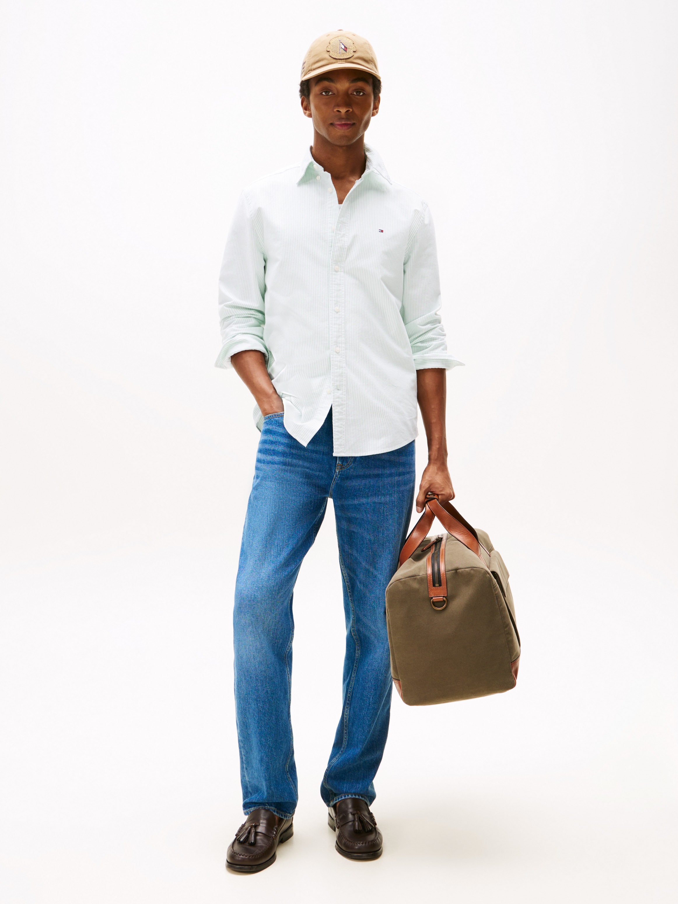 Tommy Hilfiger "HERITAGE OXFORD STRIPE Regular Fit SHIRT" günstig online kaufen