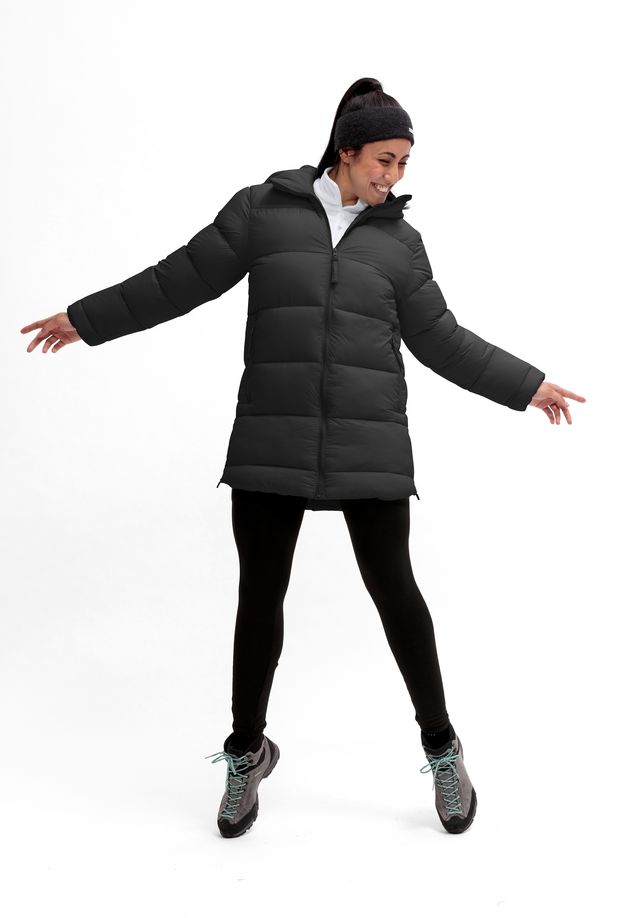 Maier Sports Funktionsmantel »Heatcore Coat W«, warmer Damen Mantel lockere Passform bequemer Schnit