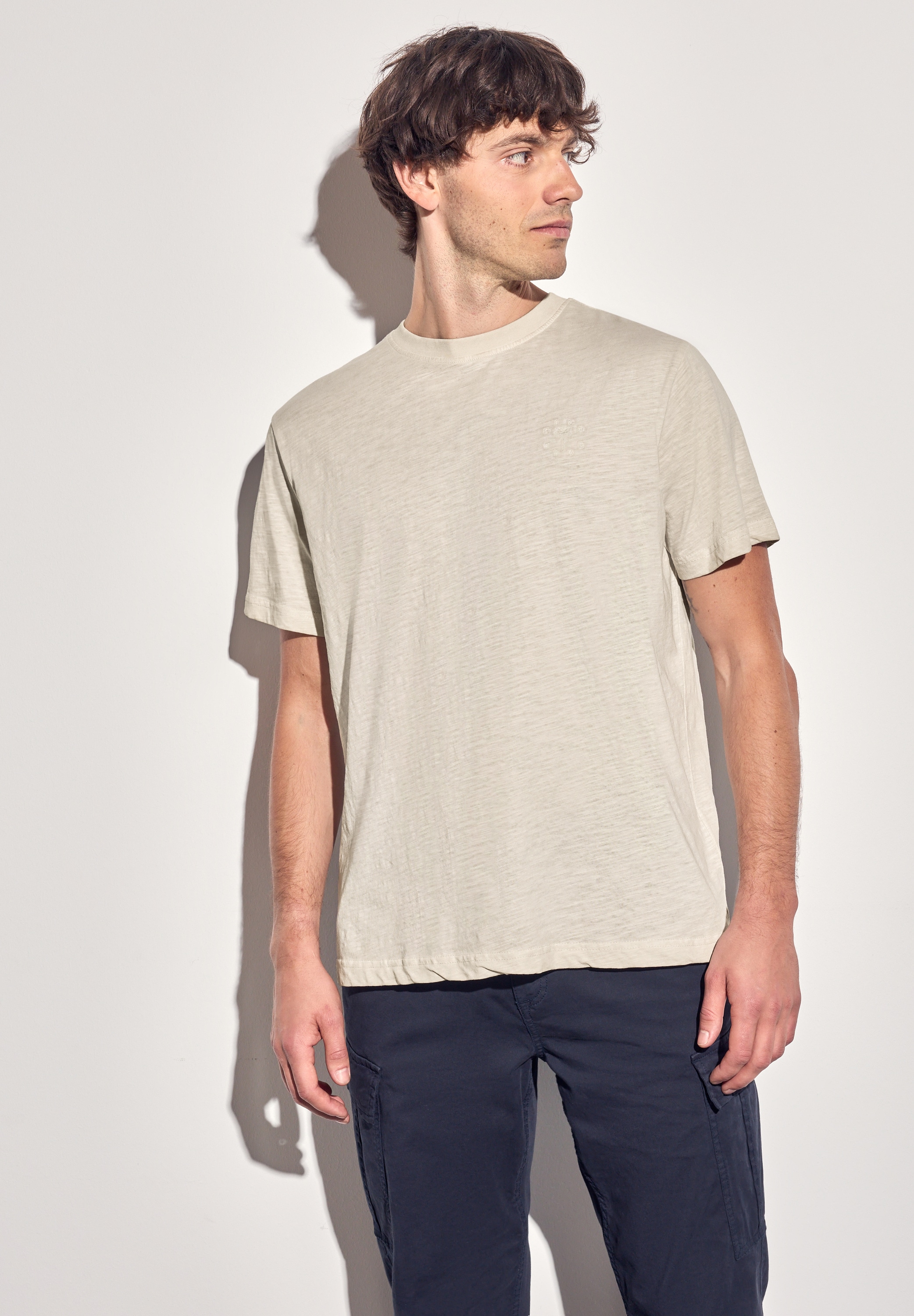 STREET ONE MEN T-Shirt, aus reiner Baumwolle günstig online kaufen