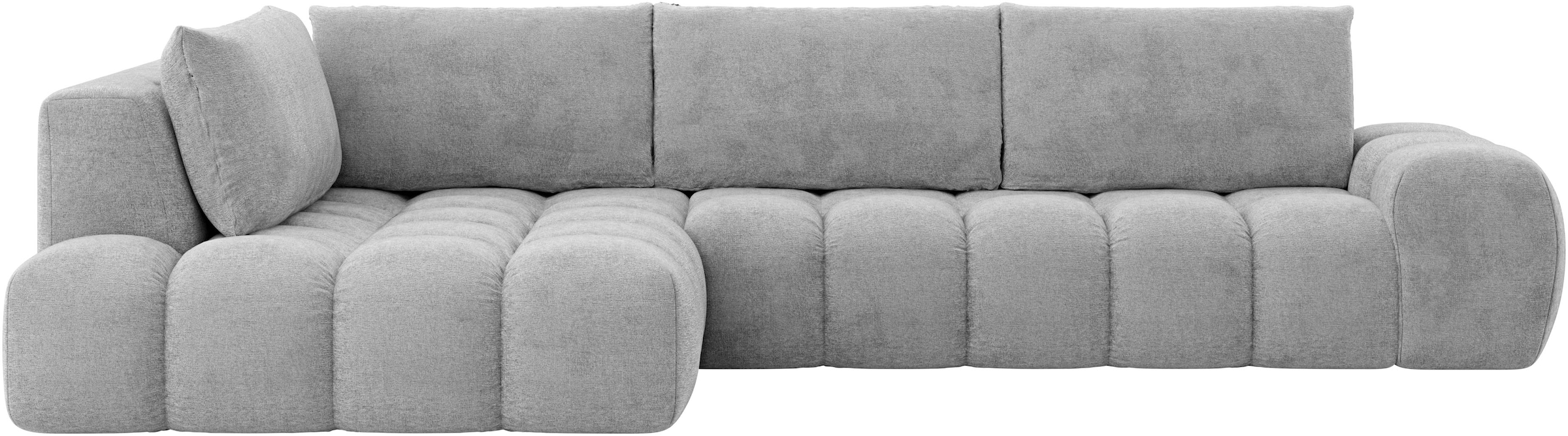 OTTO home Ecksofa "AZITA L-Form, XXL 352 cm Designsofa in Bubble-Opitk" los günstig online kaufen