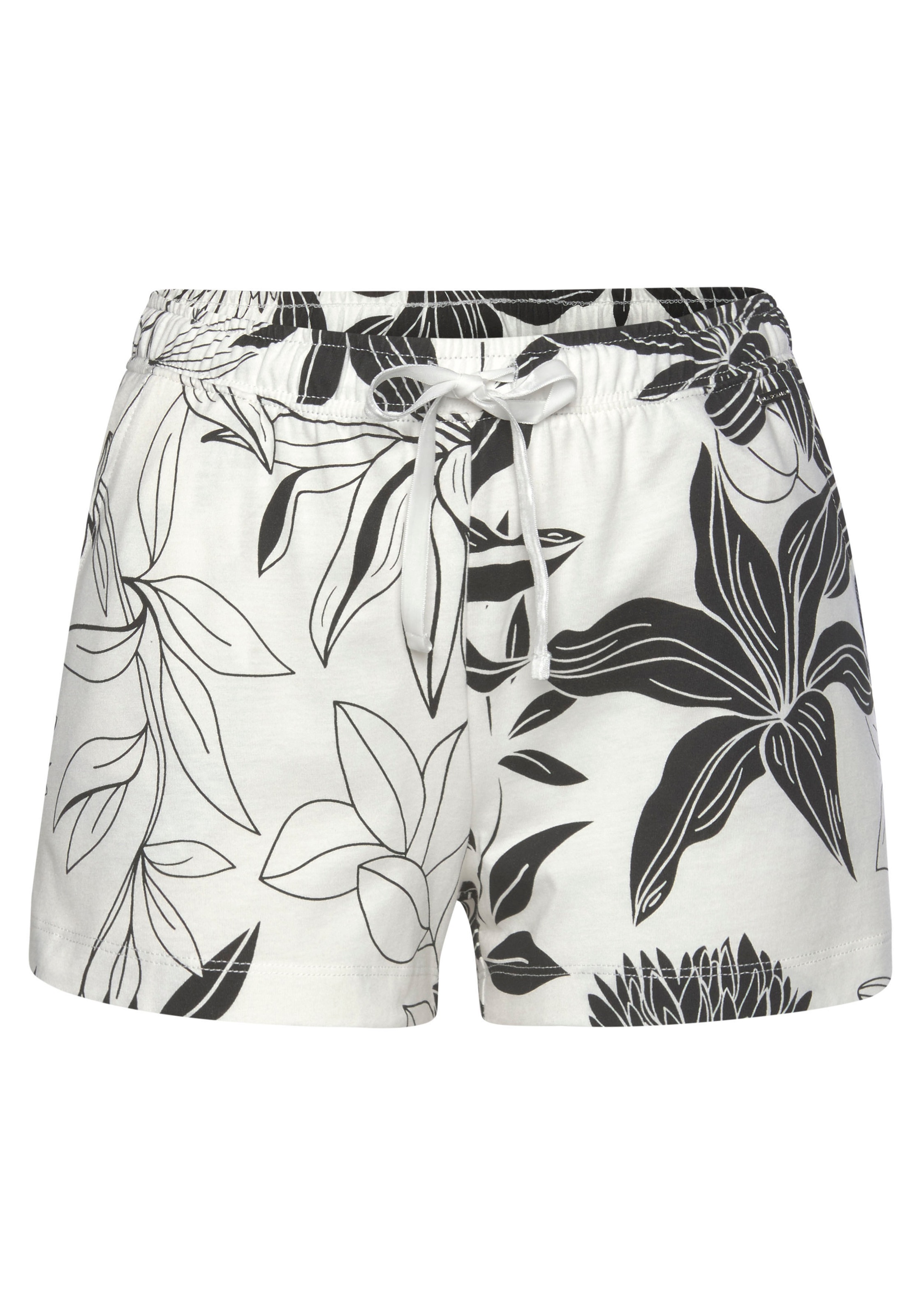 LASCANA Schlafshorts, mit floralem Druck