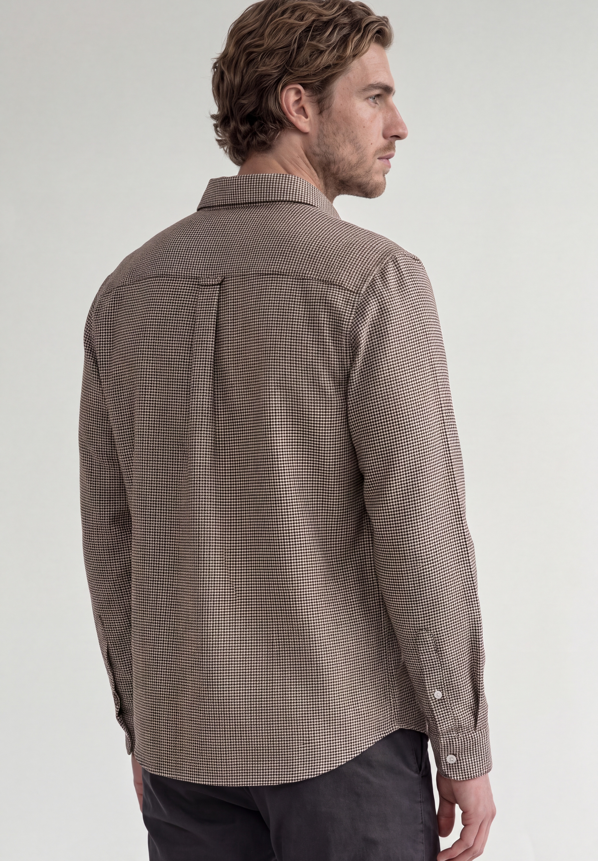 STREET ONE MEN Flanellhemd aus reiner Baumwolle