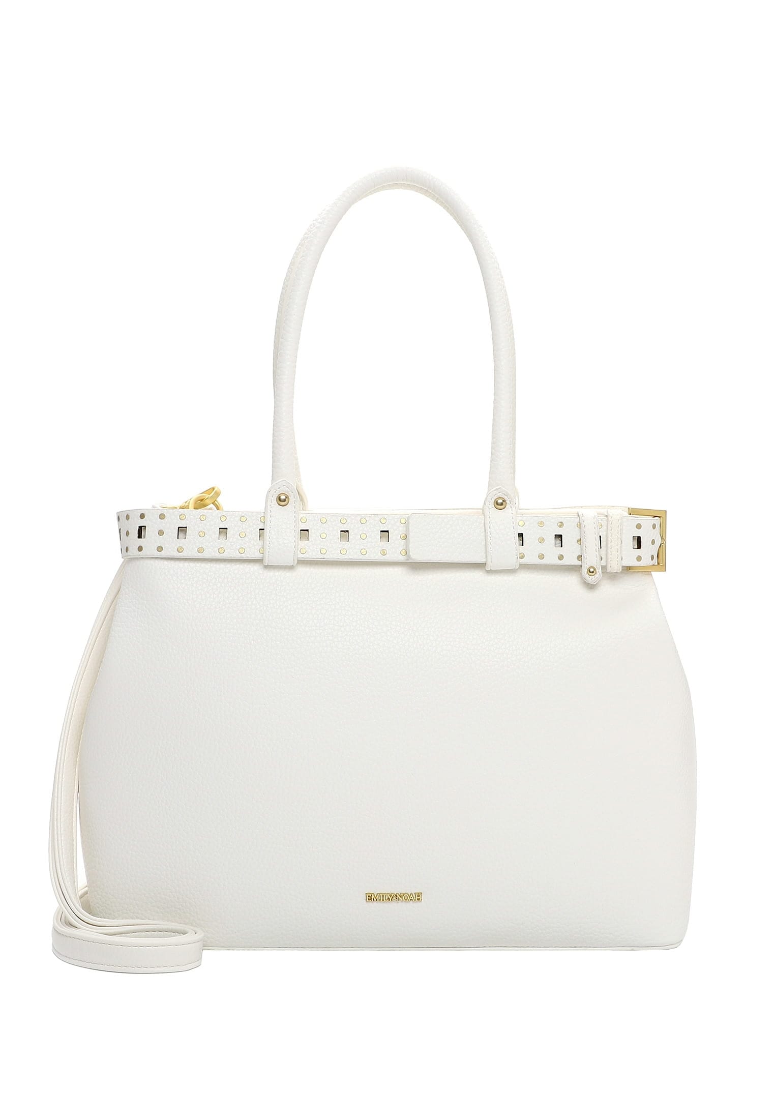 EMILY & NOAH Damen Shopper "Shopper E&N Justine", weiß, PVC, Taschen