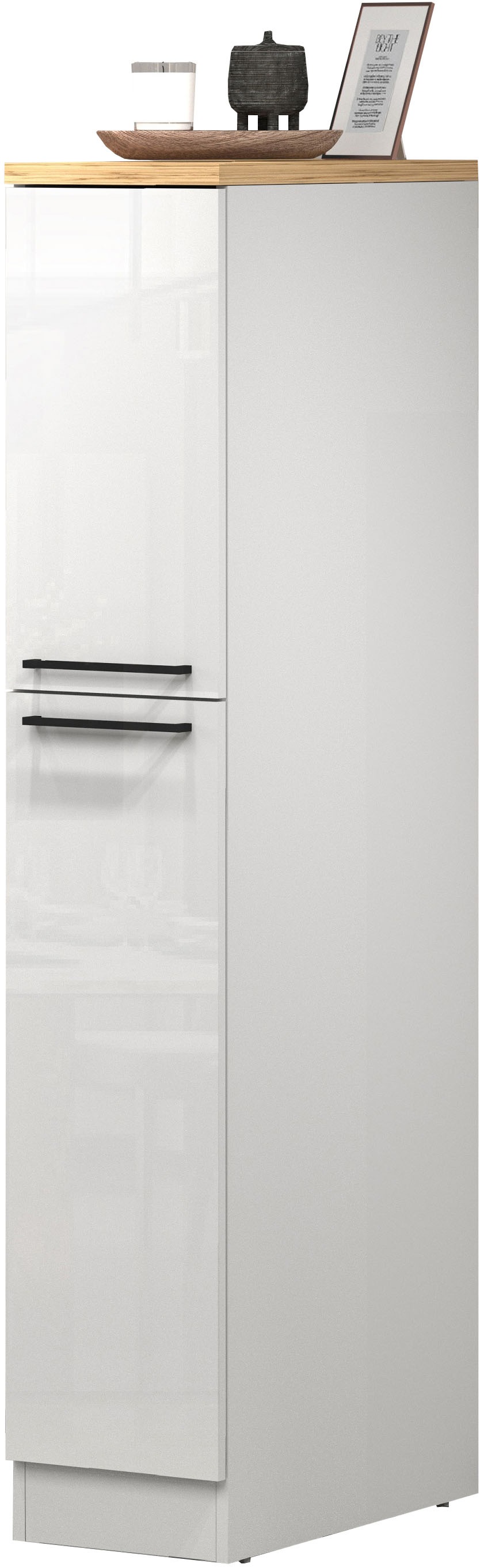 KOCHSTATION Apothekerschrank "KS-Sole" Breite 30 cm, 2 Auszüge, 4 Fächer