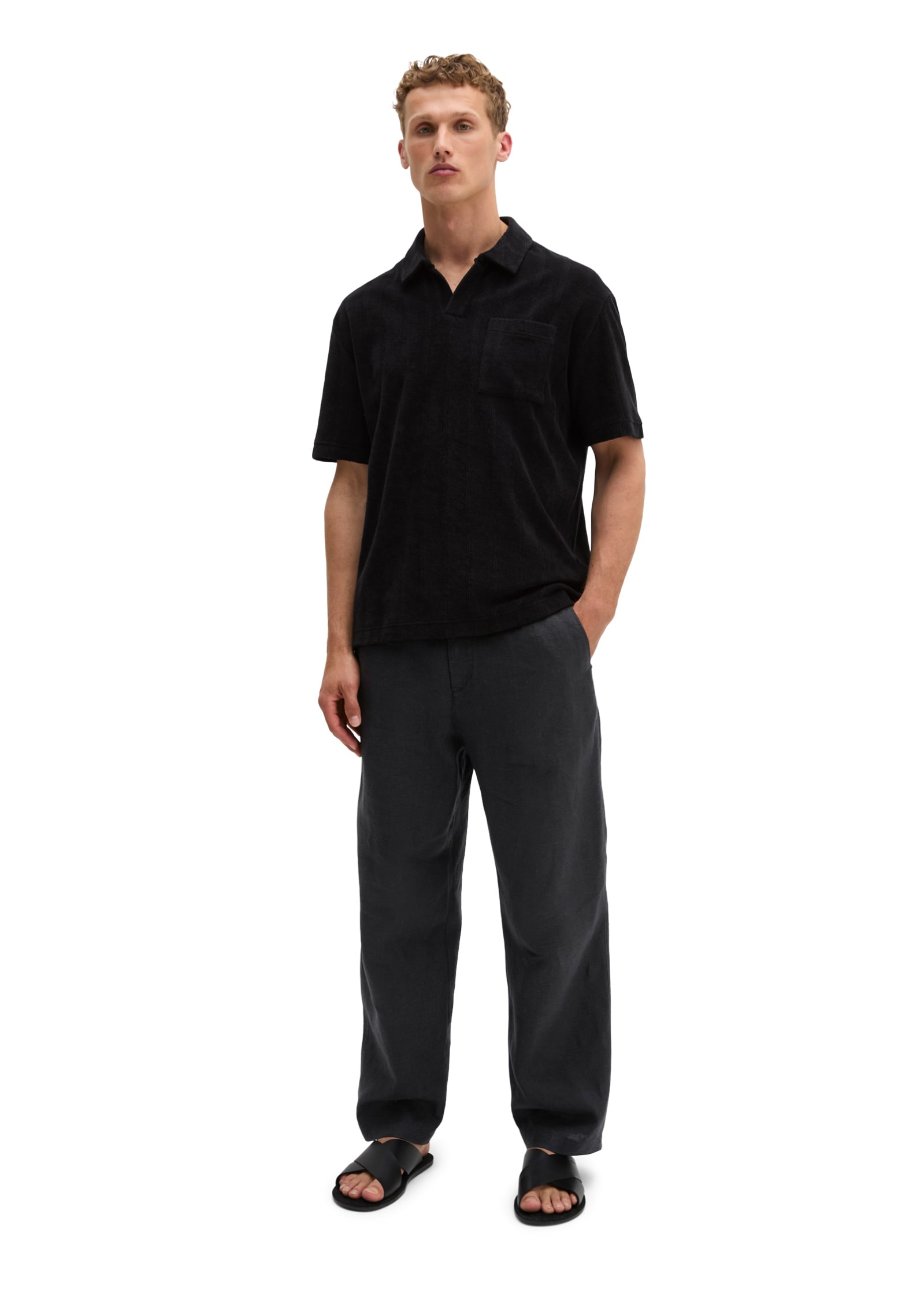 Marc O'Polo Poloshirt »aus Bio-Baumwoll-Frottee«