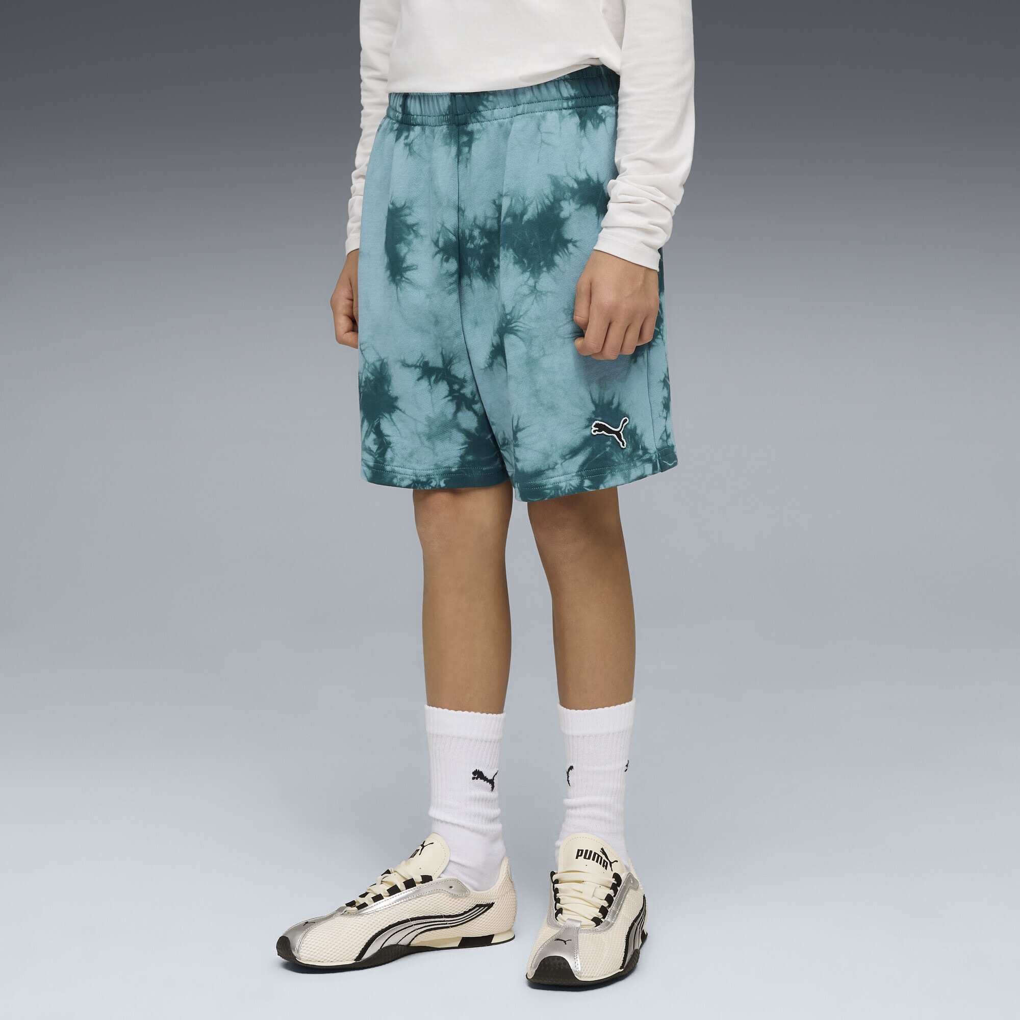 PUMA Sporthose »Essentials Relaxed Tie Dye Shorts Jugendliche«