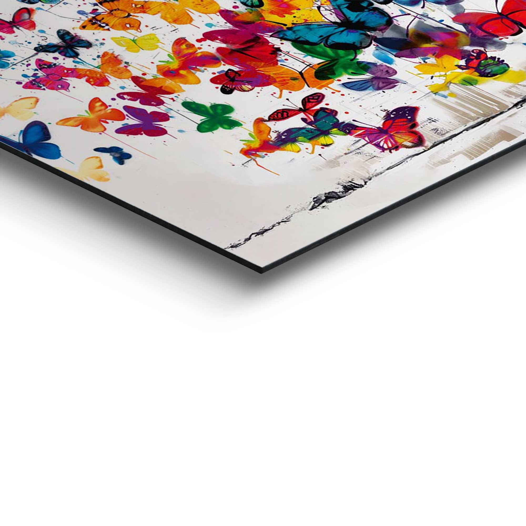 Reinders! Deco-Panel »Graffiti-Schmetterlinge«, Teenager Zimmer - Mehrfarbig - MDF - Street Art - 90x30 cm