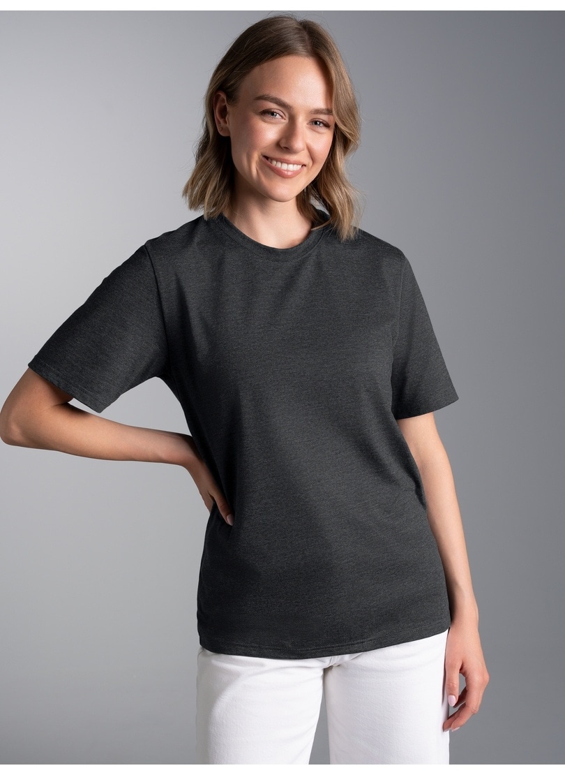 Trigema T-Shirt "TRIGEMA T-Shirt DELUXE Baumwolle" 1 Stk.