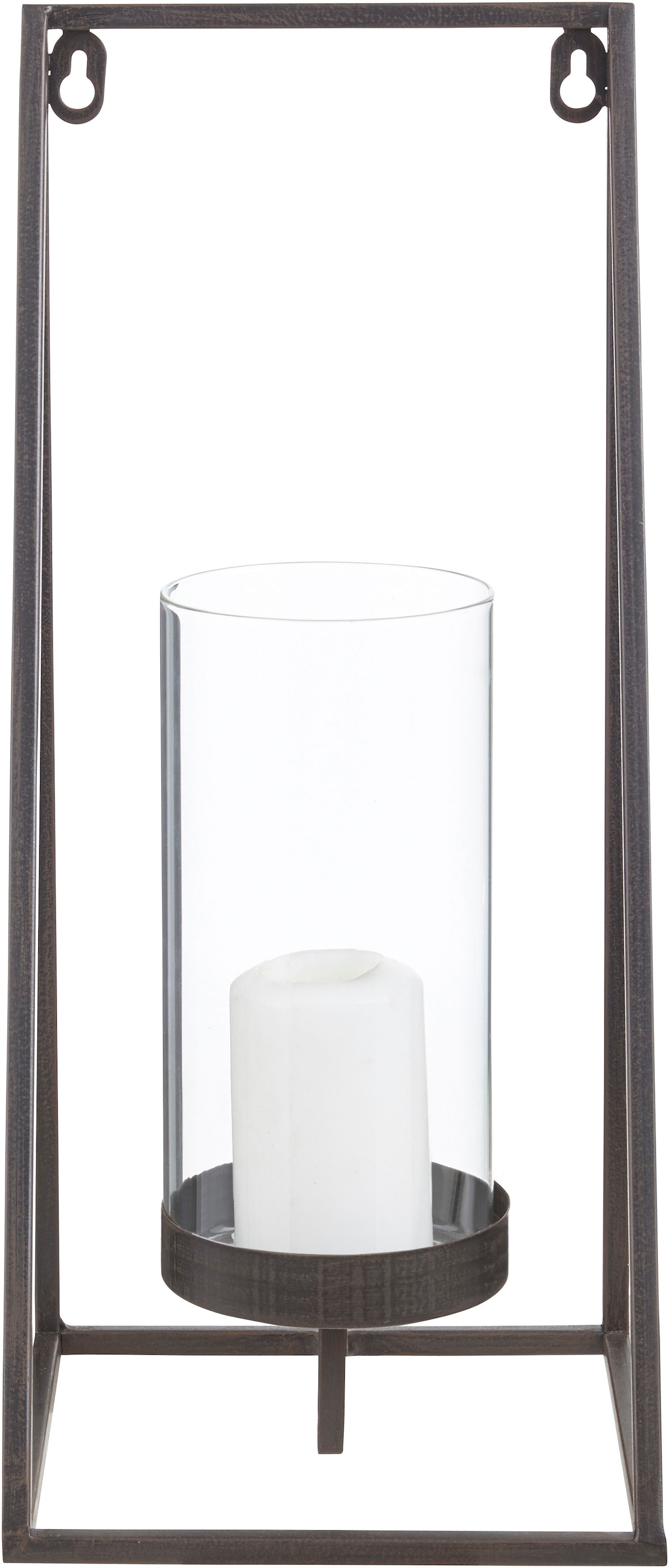 andas Wandkerzenhalter »Industrial Candleholder«, (1 St.), Industrial, modern, Metall, schwarz