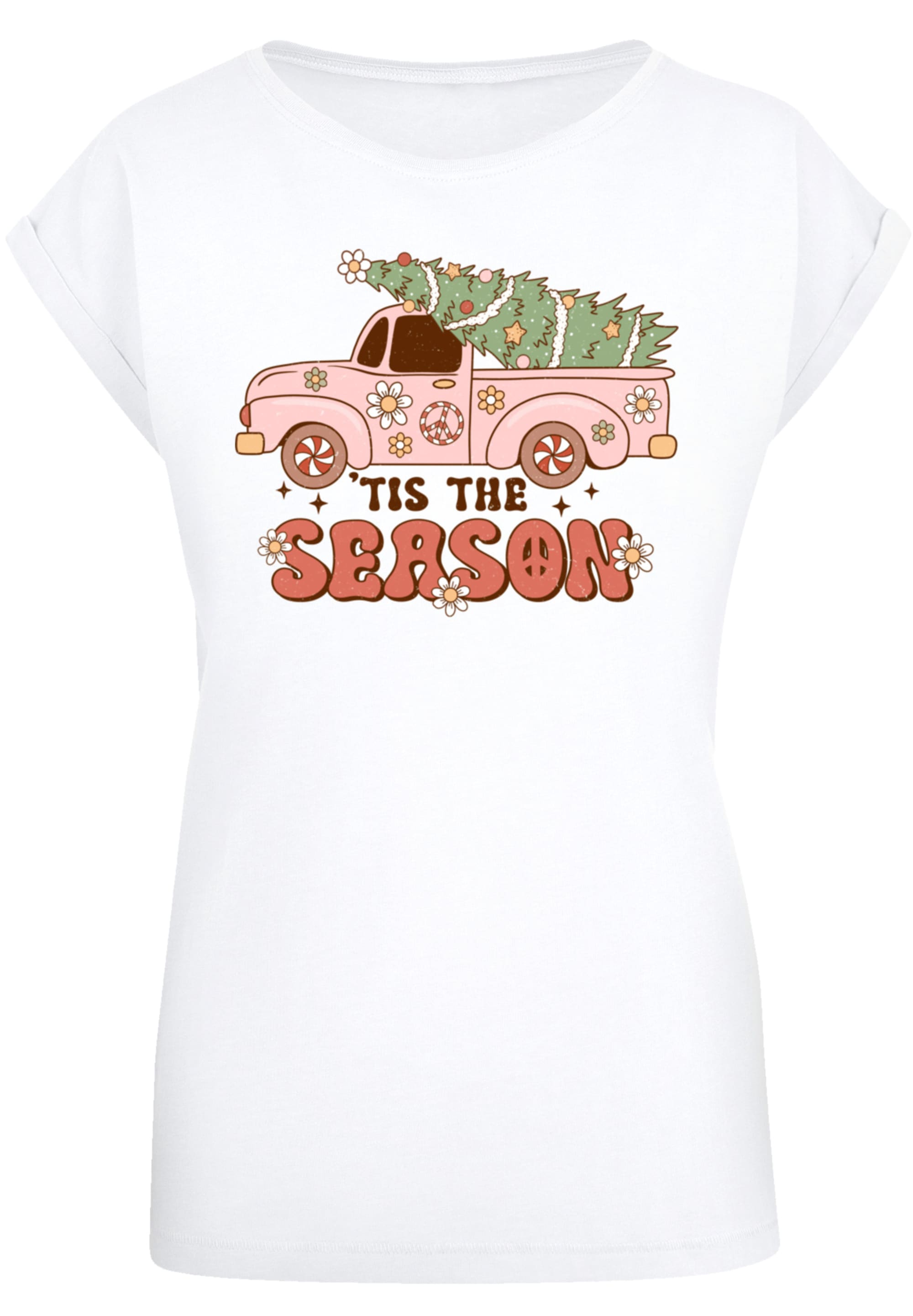 F4NT4STIC T-Shirt »Tis The Season Weihnachten Drivin Home«, Premium Qualität, Weihnachts-Kollection