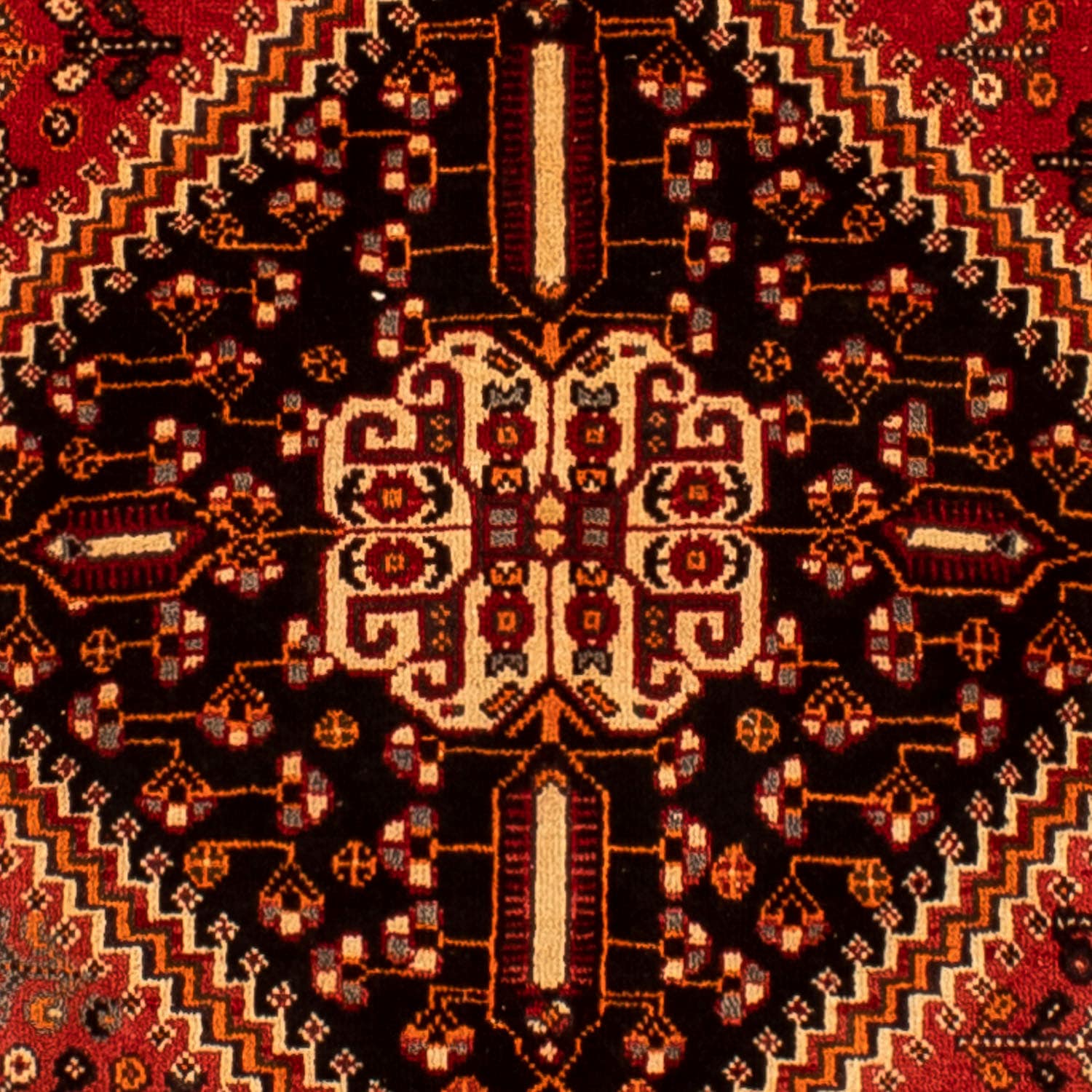 morgenland Orientteppich »Perser - Nomadic - 288 x 203 cm - dunkelrot«, rechteckig, Wohnzimmer, Handgeknüpft, Einzelstück mit Zertifikat