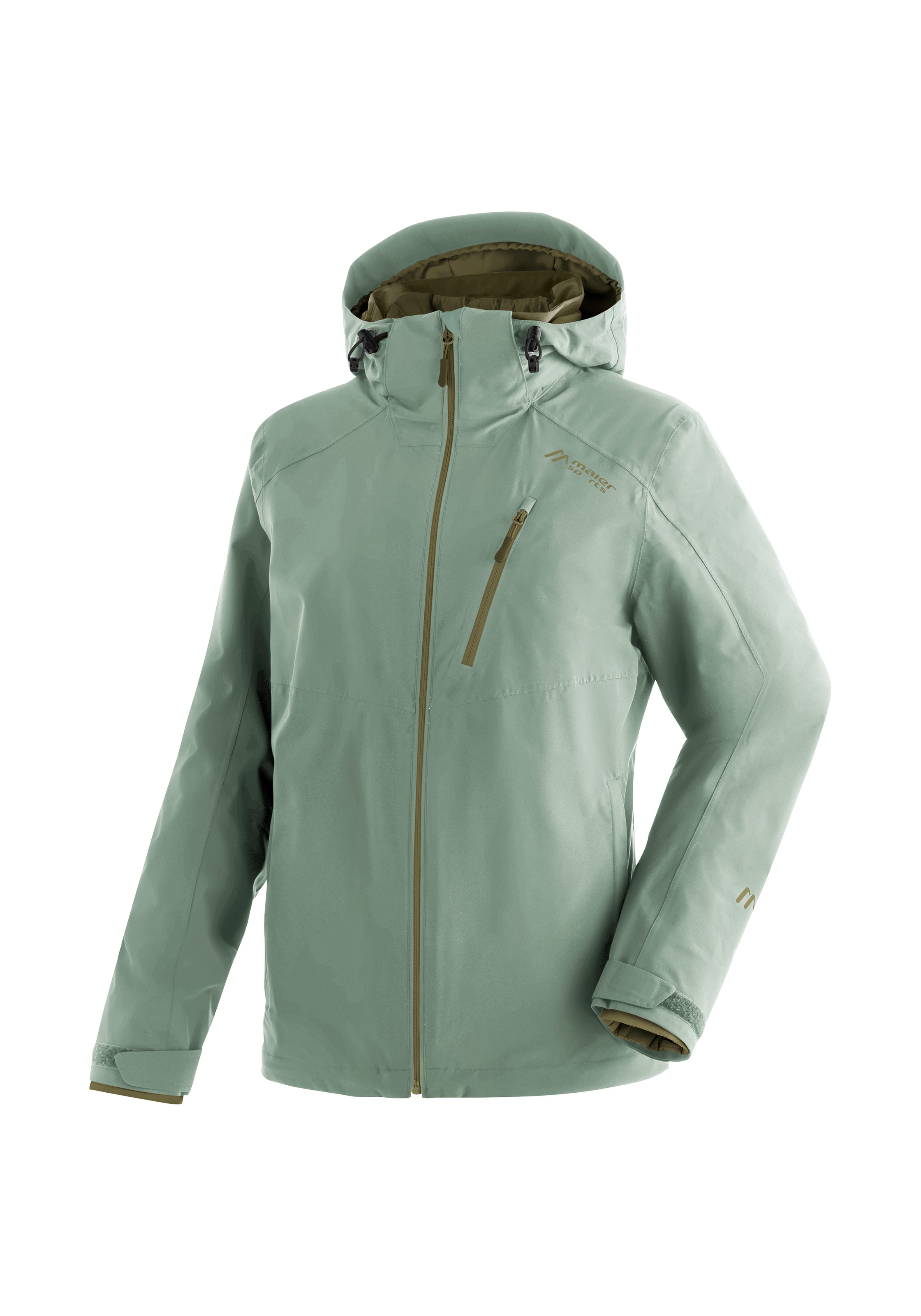 Maier Sports "Lisbon 3in1" warme Damen Jacke, wattierte Regenjacke, wasserdicht + atmungsaktiv