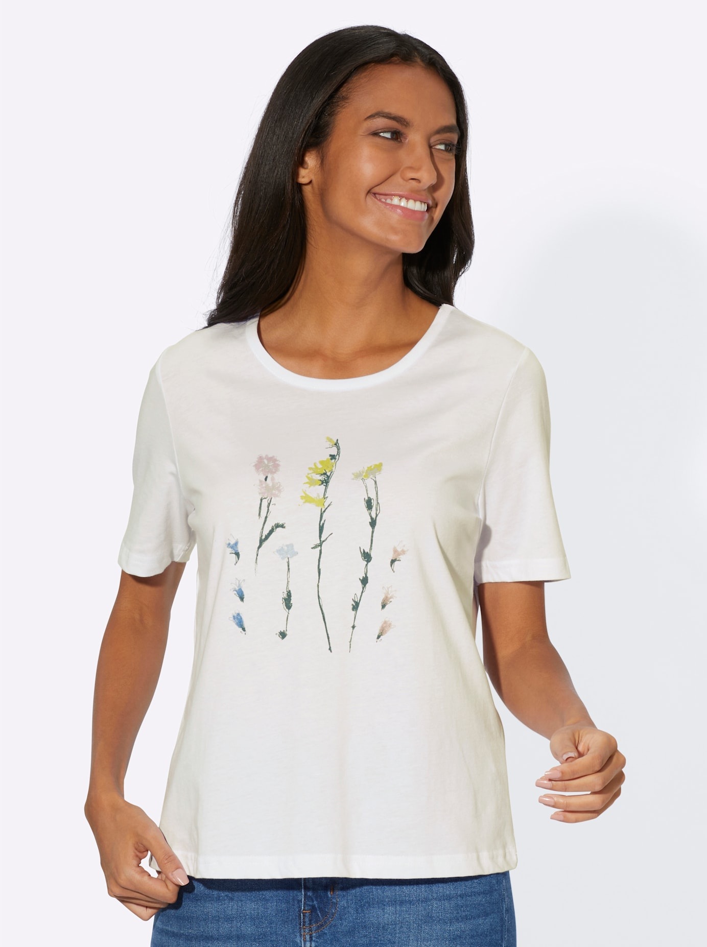 Classic Basics Rundhalsshirt "Shirt" 1 Stk. tlg. günstig online kaufen