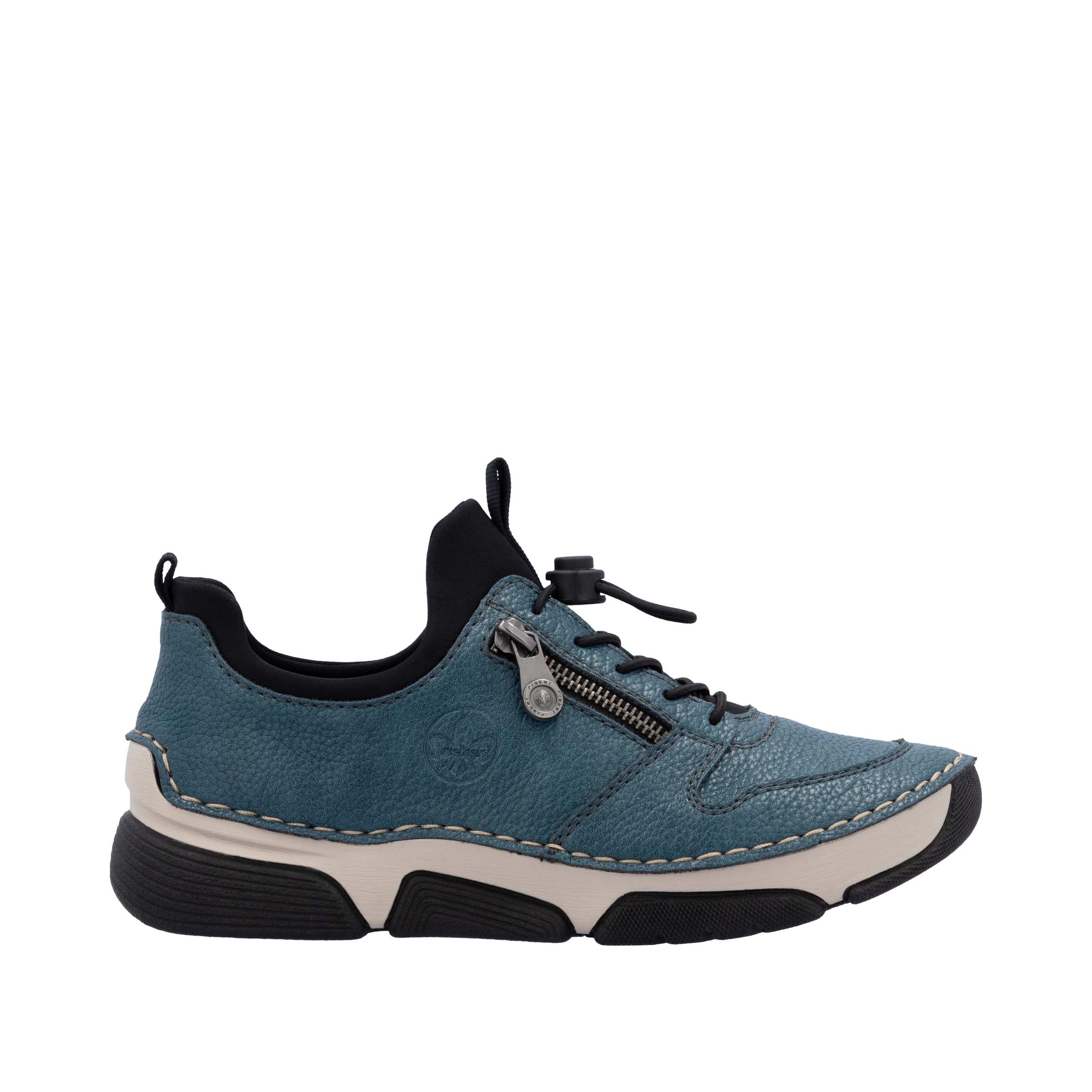 Rieker Slip-On Sneaker, Schlupfschuh, Halbschuh, Freizeitsneaker, Gummizug, Schnellverschluss