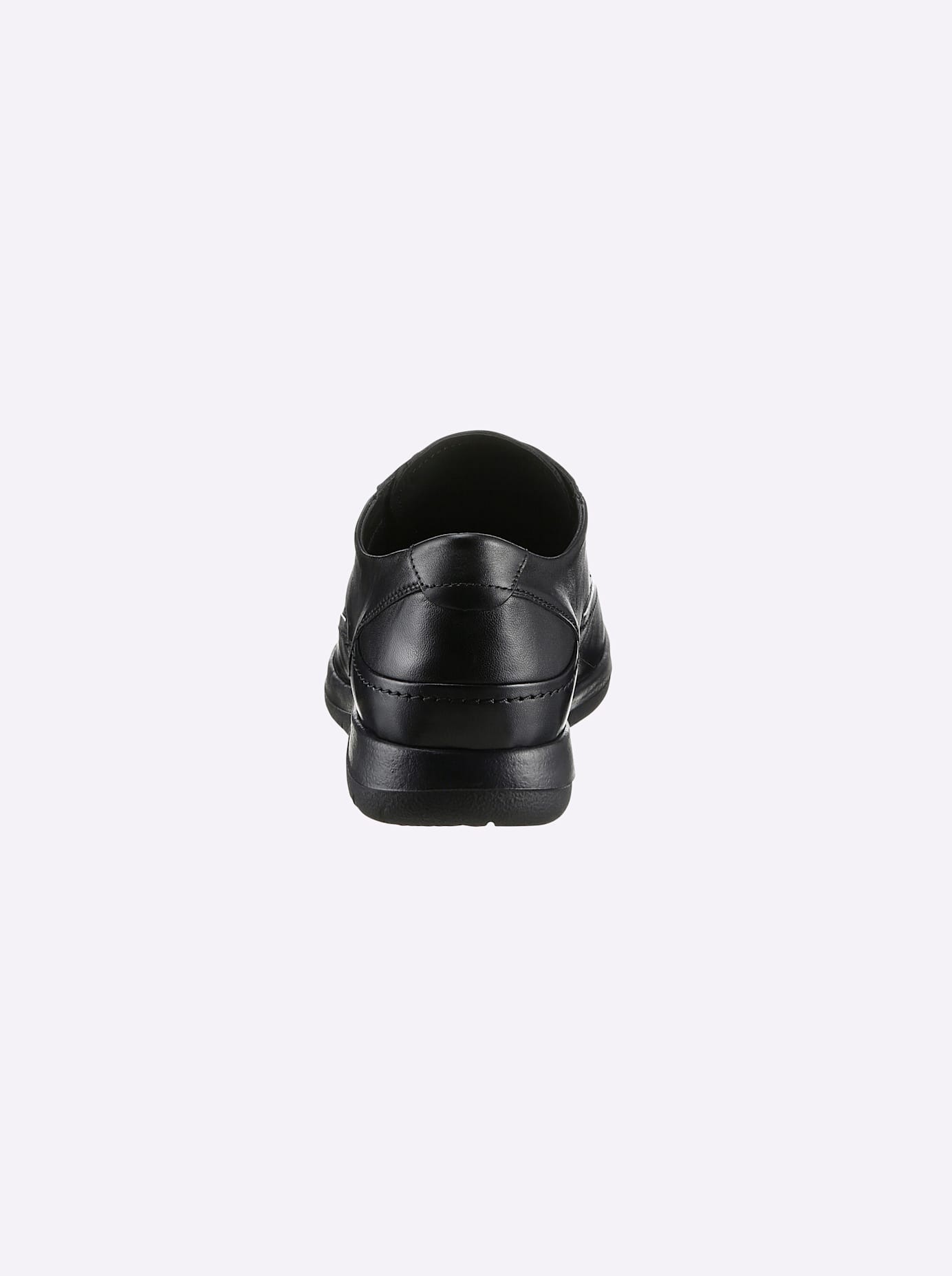Schnürschuh CLASSIC, Herren, Gr. 45, schwarz, Glattleder, Leder, Basic, Schuhe Schnürschuh 3