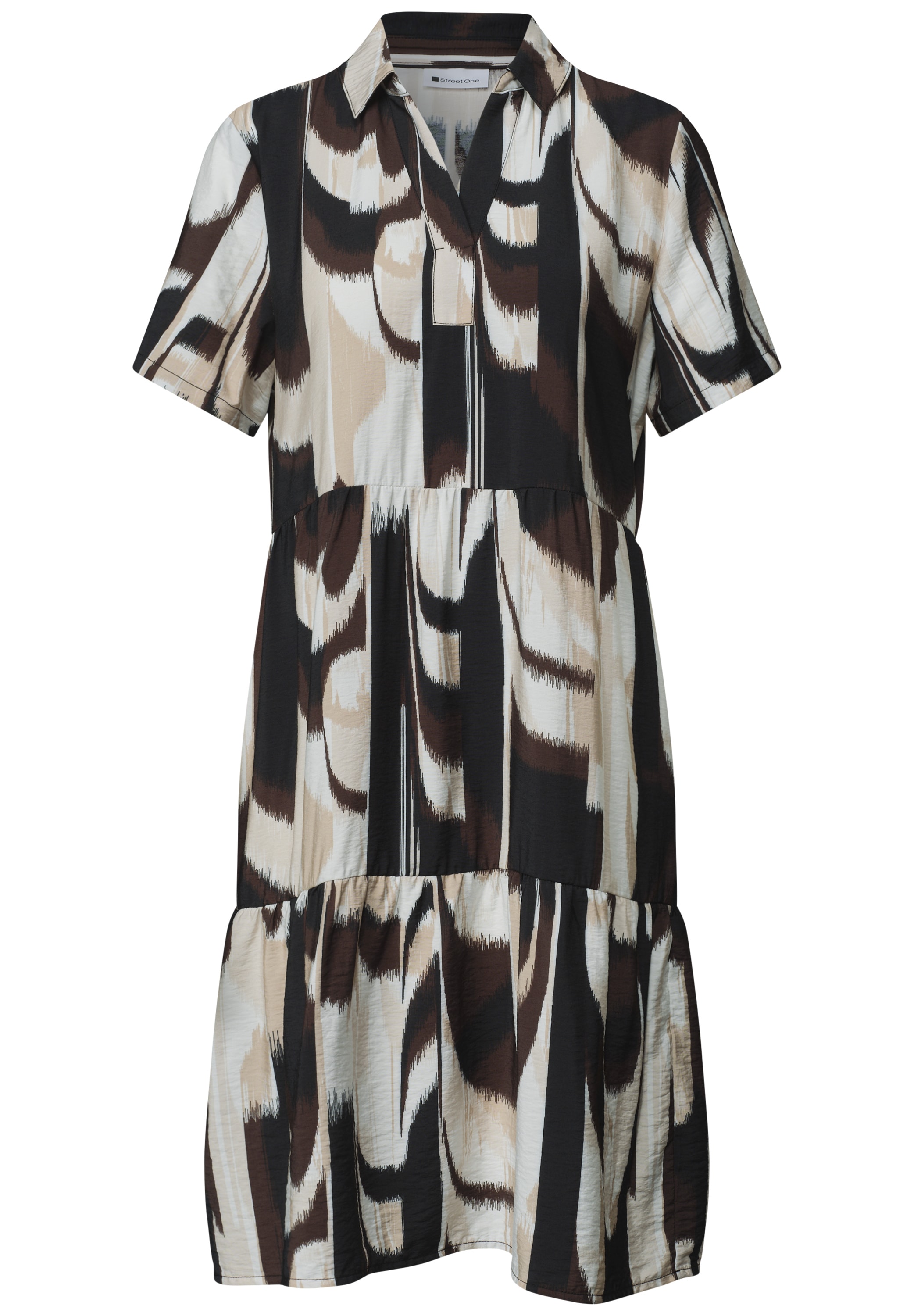 STREET ONE Blusenkleid Ohne Taschen im Hemdblusen-Style