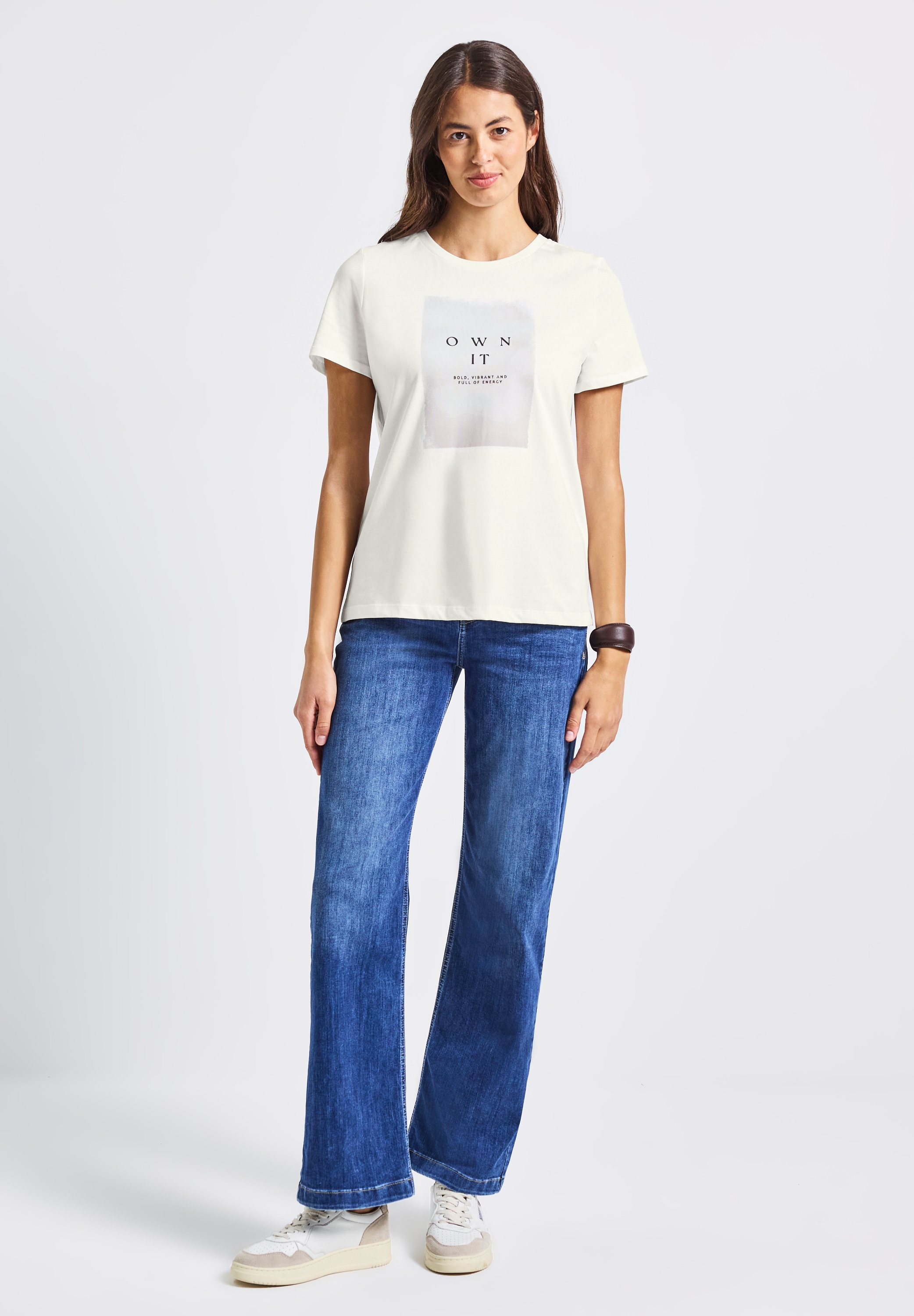 STREET ONE T-Shirt, aus reiner Baumwolle
