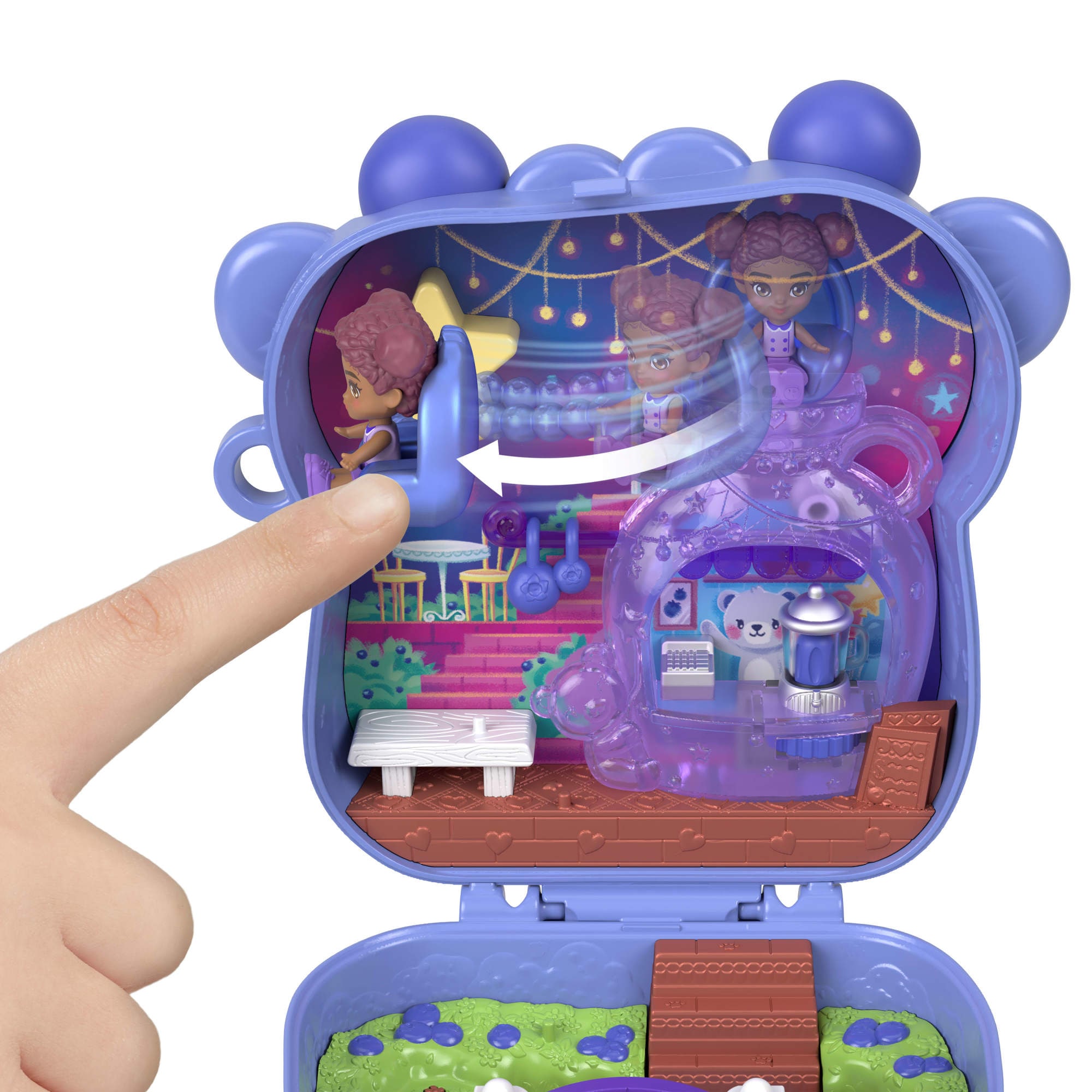 Polly Pocket Spielwelt »Blaubeer Besties Schatulle«