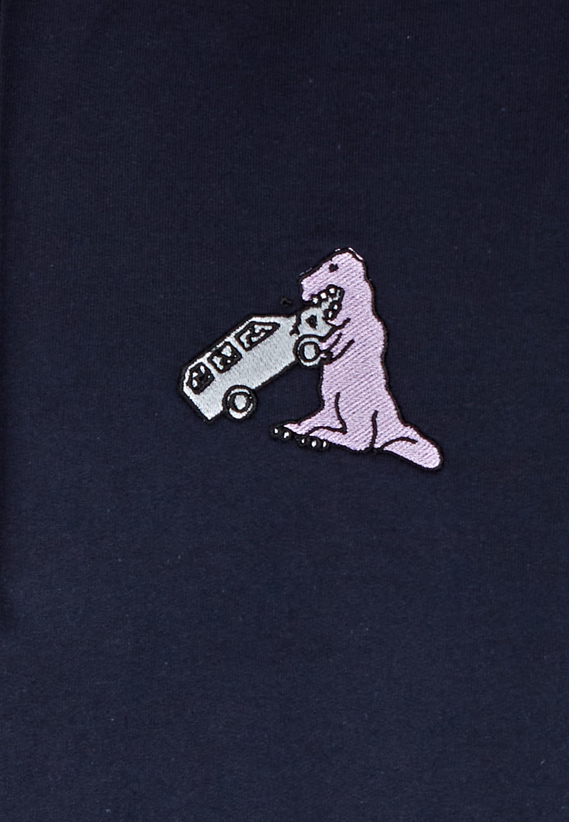 Cleptomanicx Kapuzensweatshirt »Dino Carbuster«, mit Dino-Brust-Patch