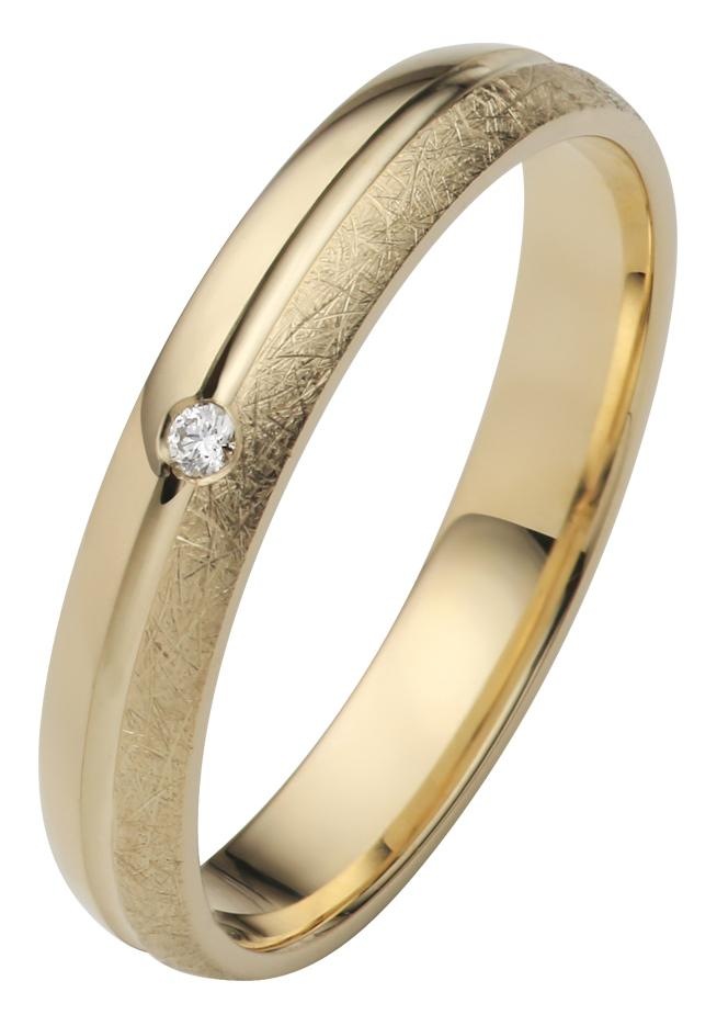 Firetti Trauring »Schmuck Geschenk Gold 750 Hochzeit Ehering "LIEBE"«, Made in Germany, wahlweise mit oder ohne Brillant