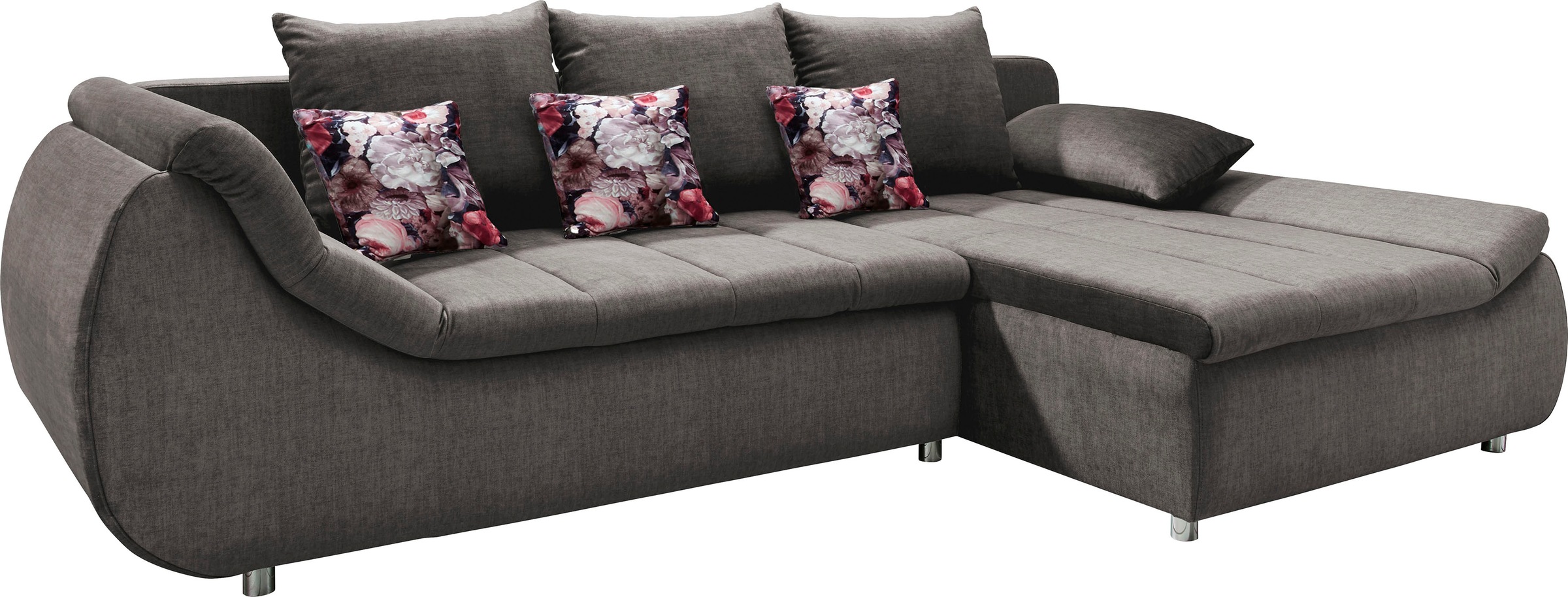 INOSIGN Ecksofa "Imola elegant und modern, aktuelle Steppung im Sitz, beque günstig online kaufen