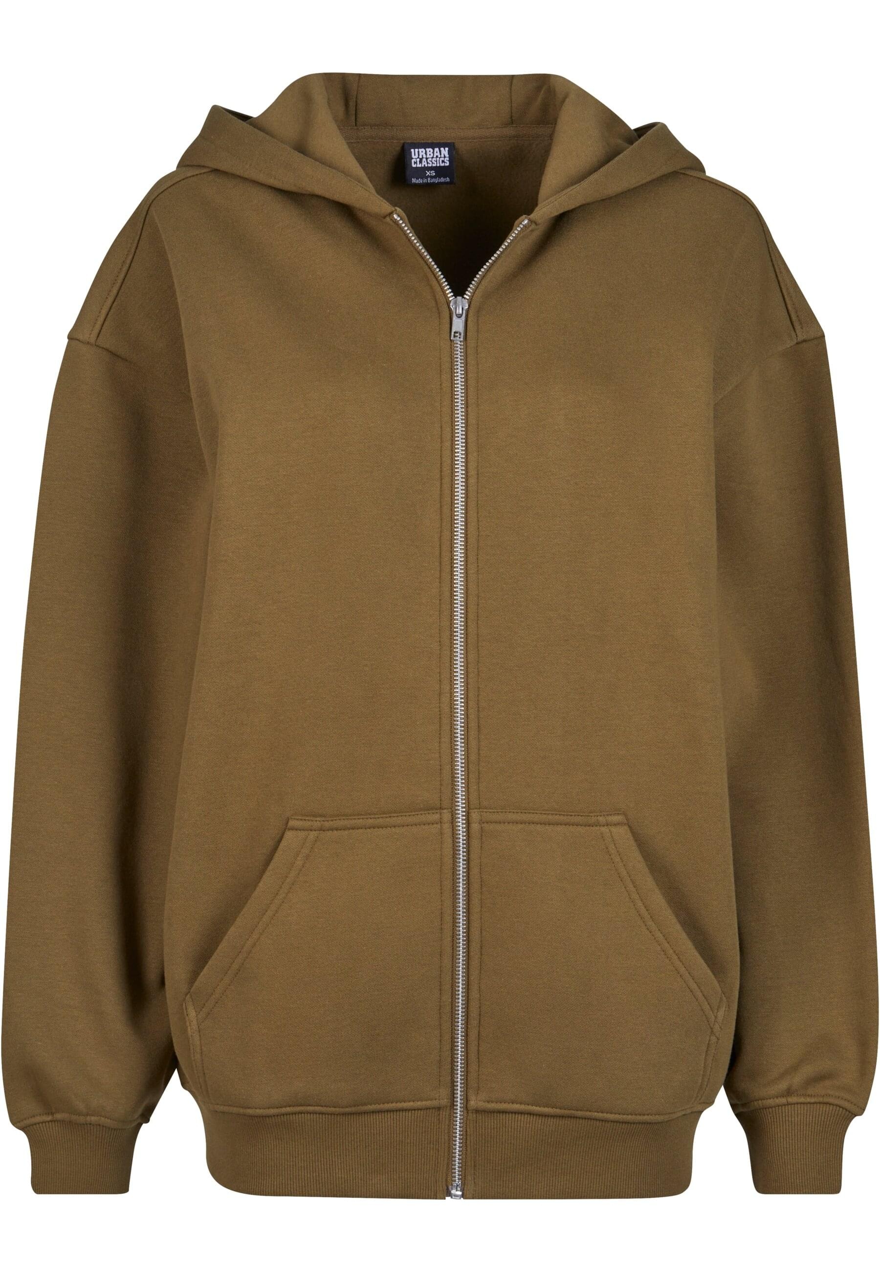 URBAN CLASSICS Sweatjacke "Urban Classics Damen Ladies Oversized Zip Hoody"