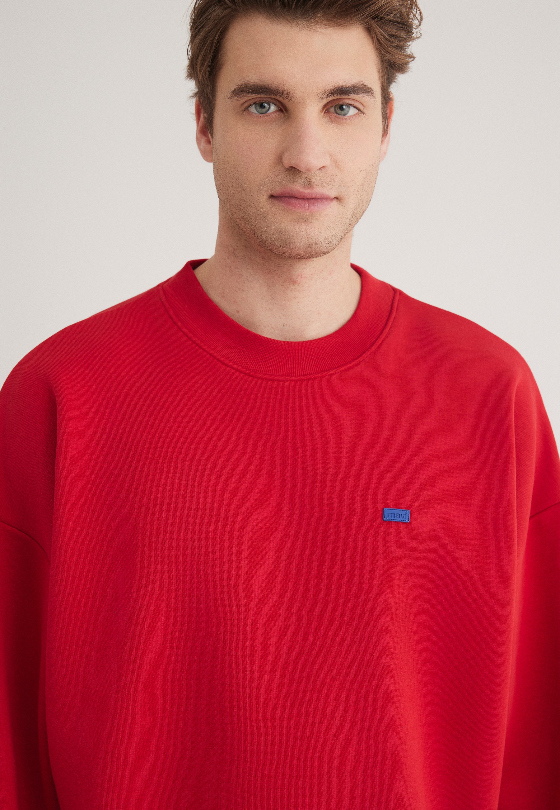 Mavi Rundhalspullover »CREW NECK SWEATSHIRT«, Basic Pullover