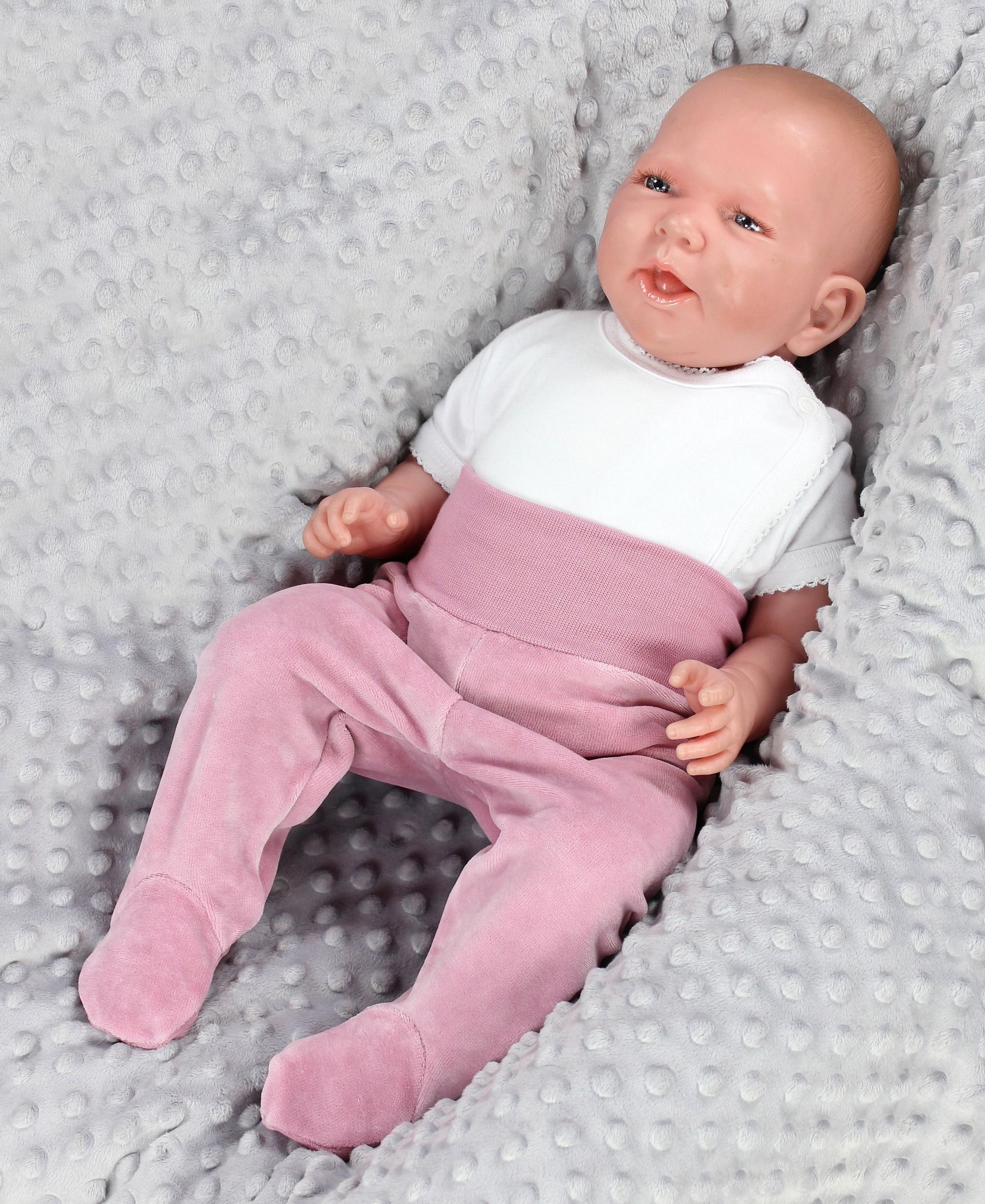 TupTam Nickihose »Hose Mädchen Nicki Baby-Hose mit Fuß 3er Pack«