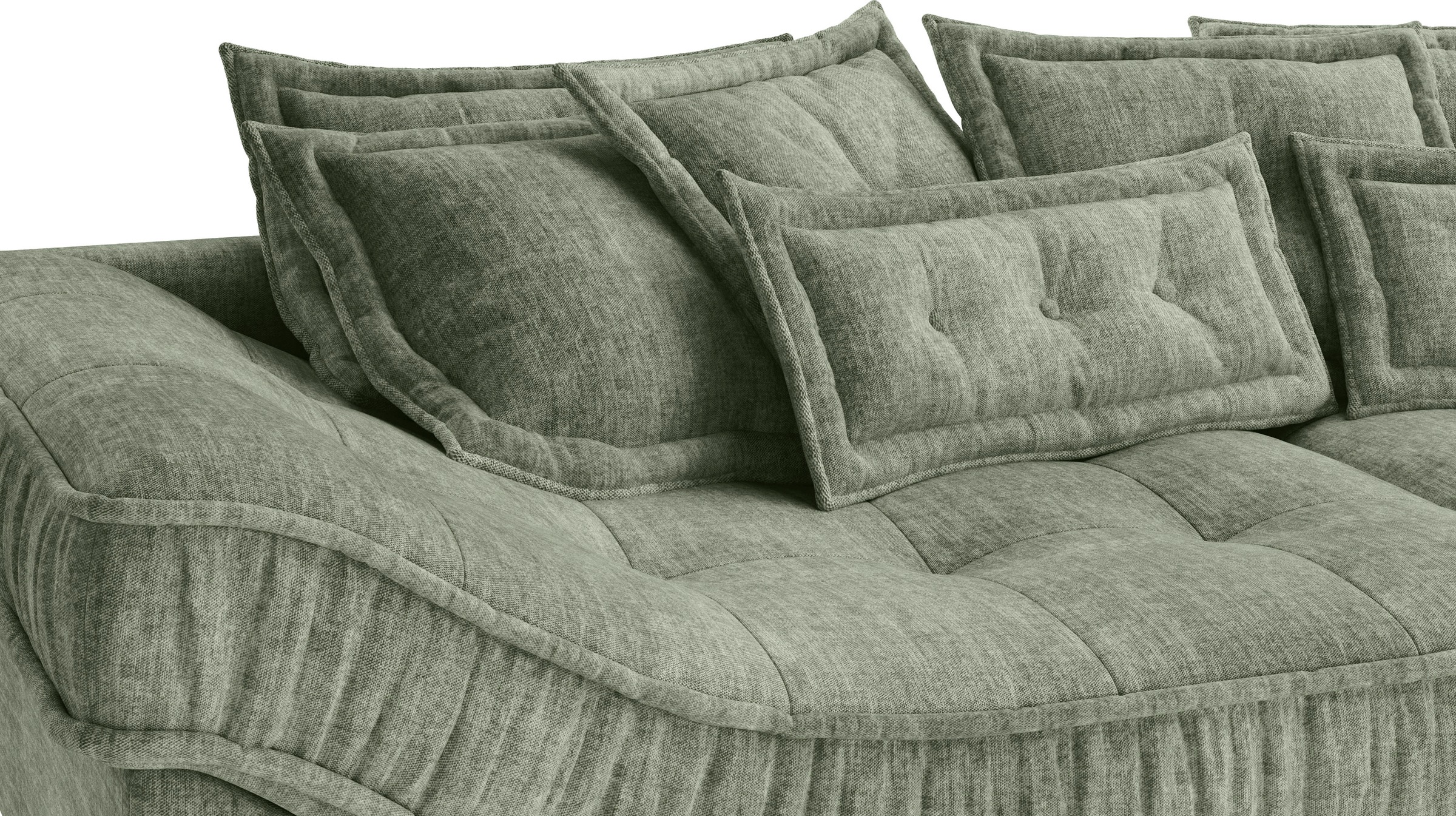 Mr. Couch Ecksofa »Diwan II, L-Form«, Wahlweise mit Kaltschaumpolsterung bis 140 kg belastbar