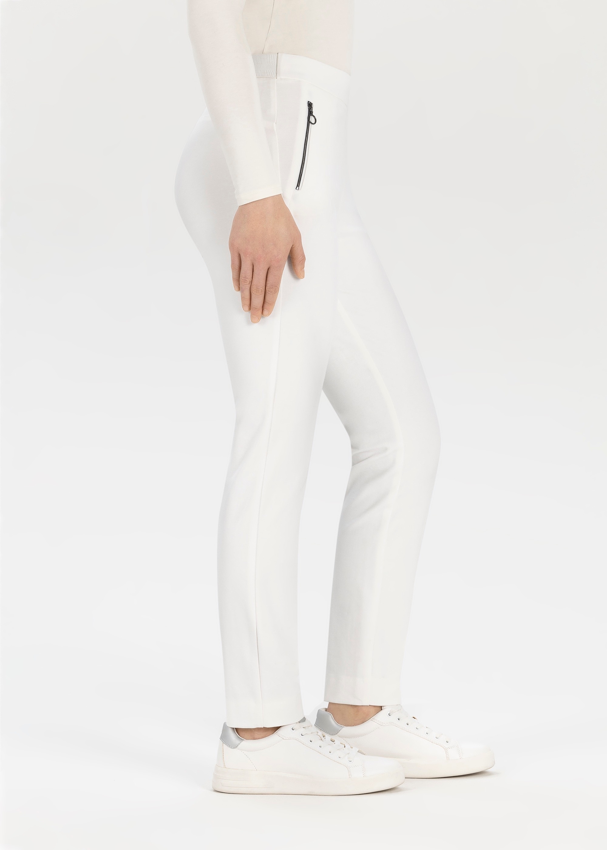 Thumbnail - Stehmann Schlupfhose Sommerhose mit Reißverschlusstaschen