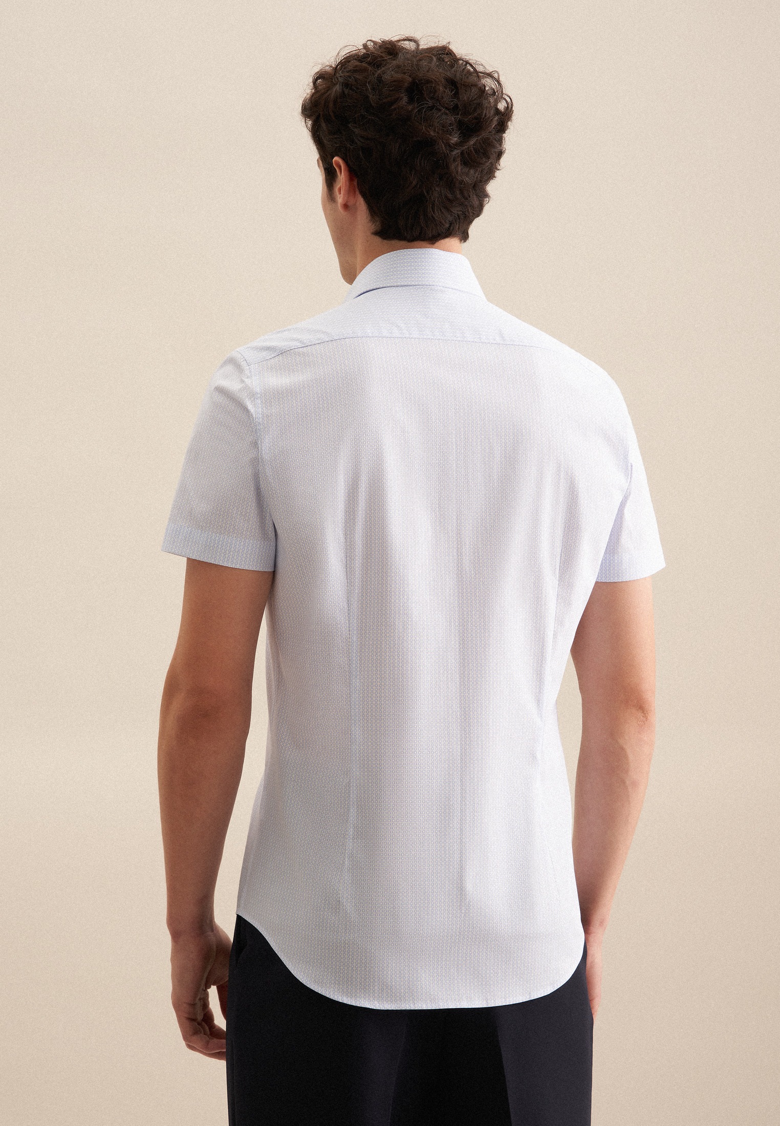 seidensticker Businesshemd "Slim" Slim 1/2 Kentkragen Druck günstig online kaufen