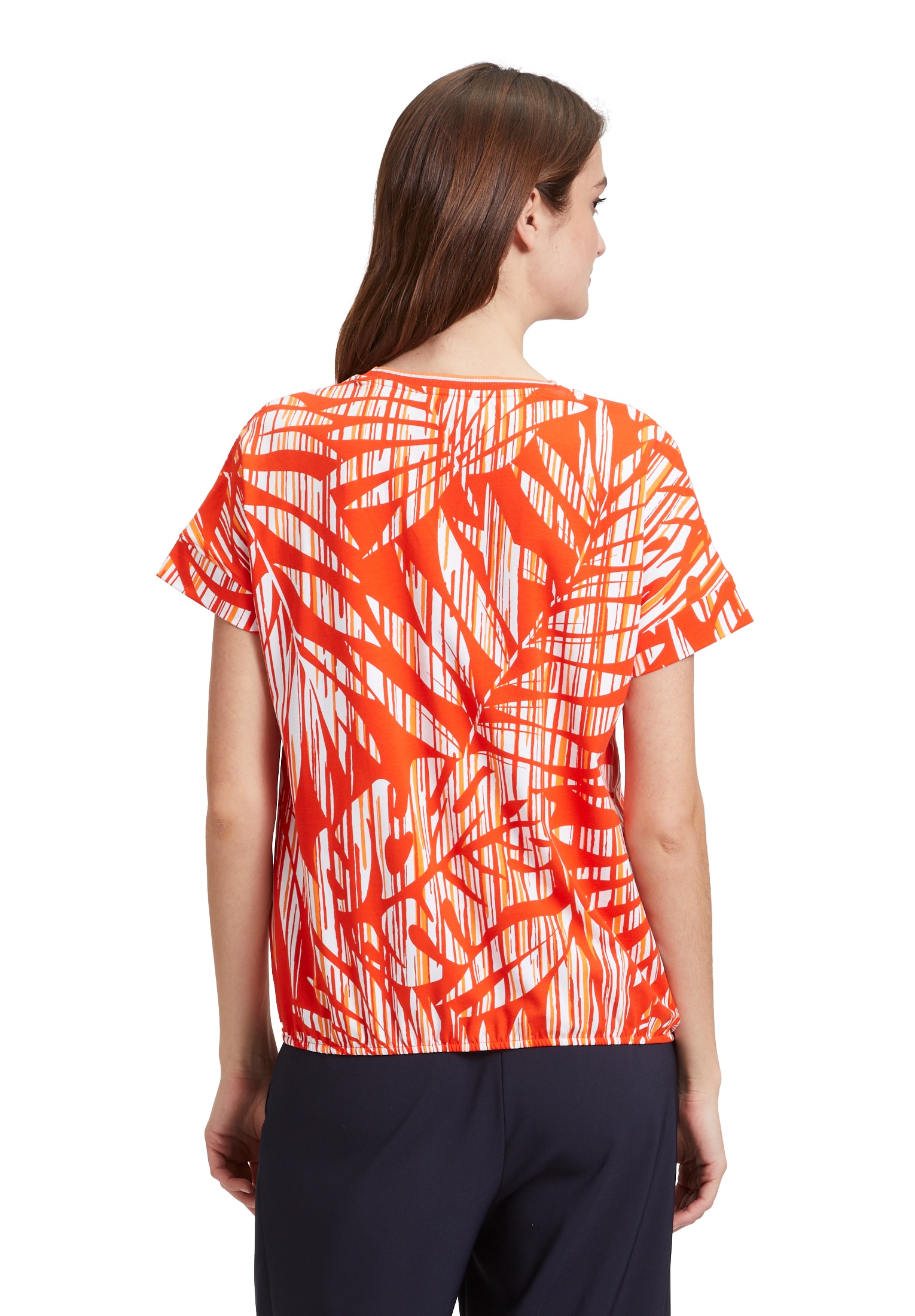 Betty Barclay Kurzarmshirt »Betty Barclay Damen Casual-Shirt mit Gummizug«, (1 tlg.), Glitzersteine