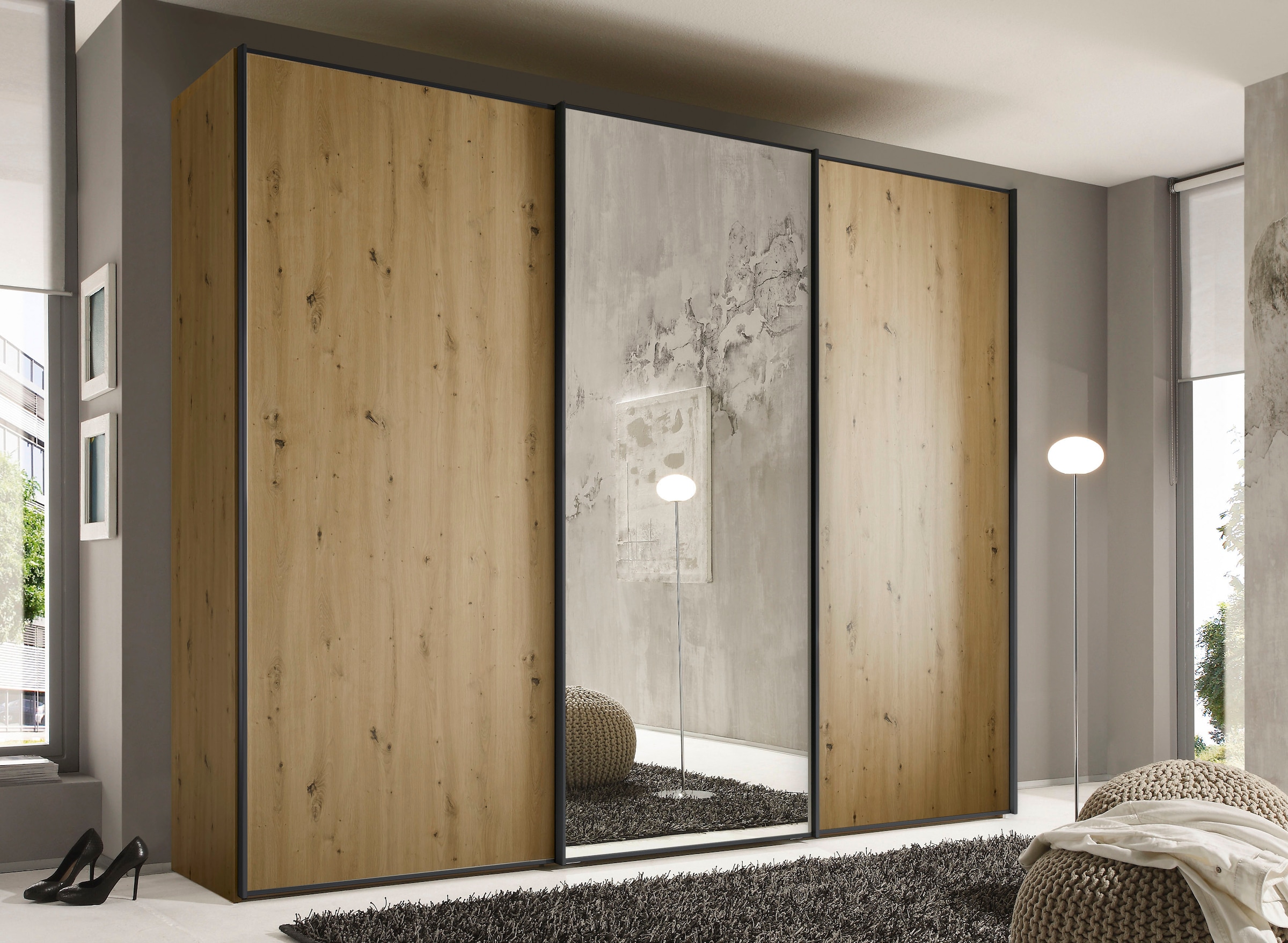 STAUD Schwebetürenschrank "Sinfonie Plus, edles Design in hochwertiger Qual günstig online kaufen