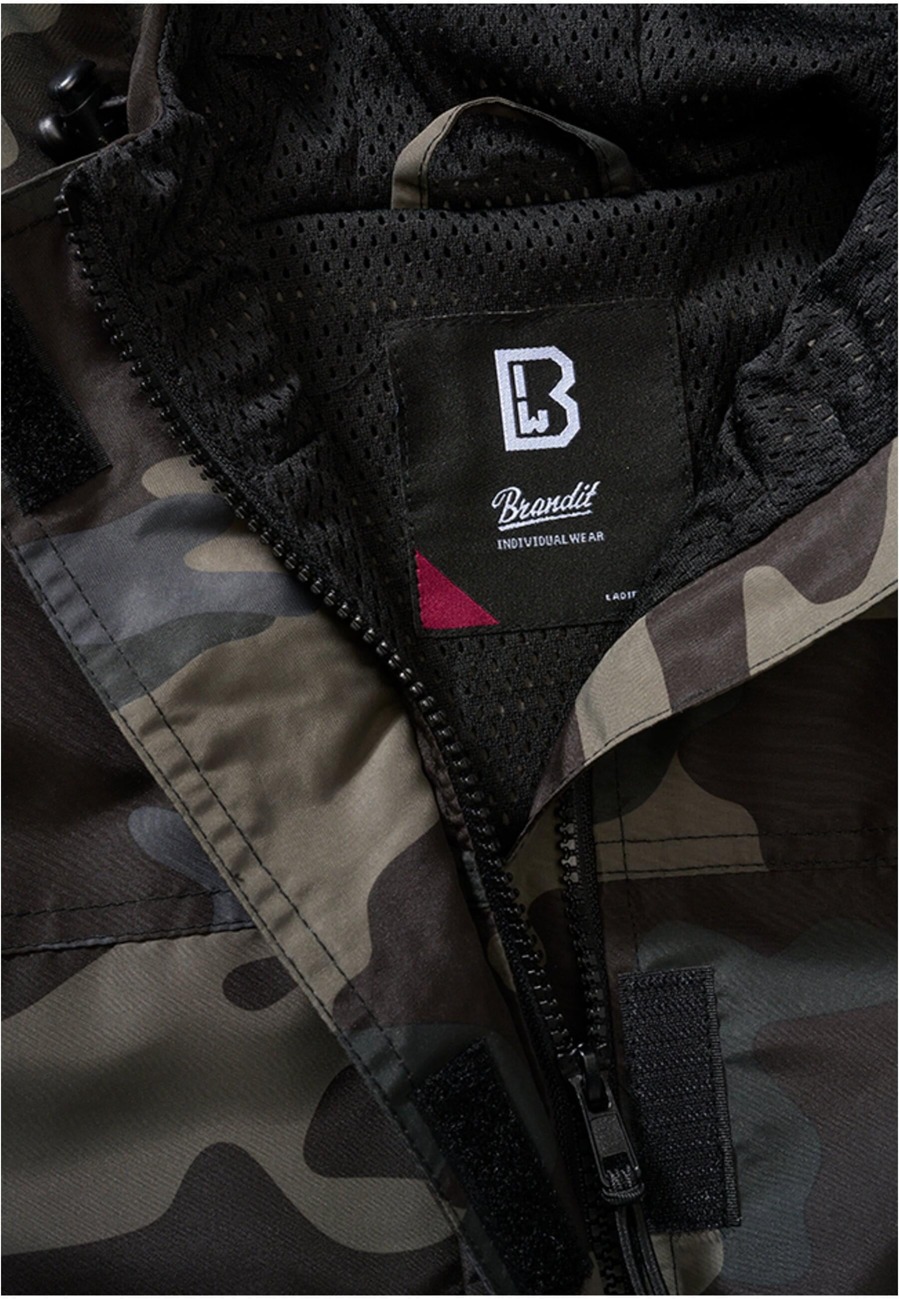 Brandit Allwetterjacke »Brandit Damen Ladies Summer Windbreaker Frontzip«, (1 St.), mit Kapuze
