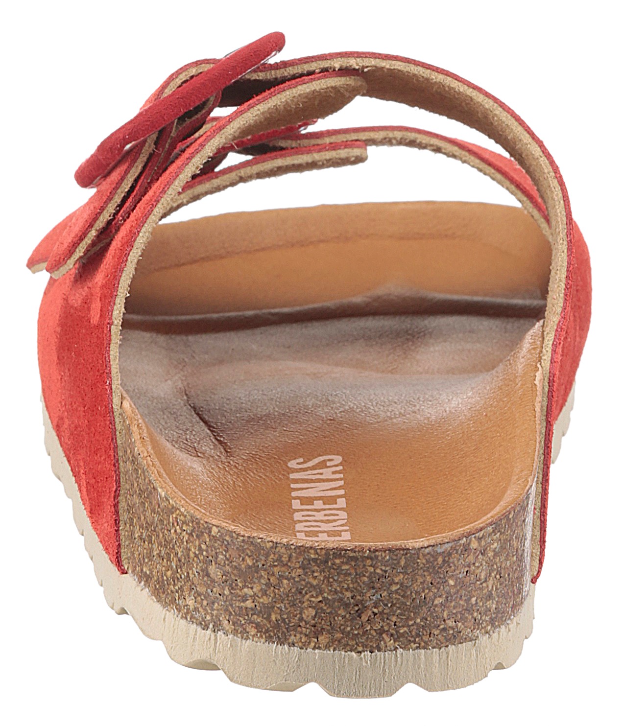 VERBENAS Pantolette "Randell Velour" Sommerschuh, Flat, Hausschuh mit Softf günstig online kaufen