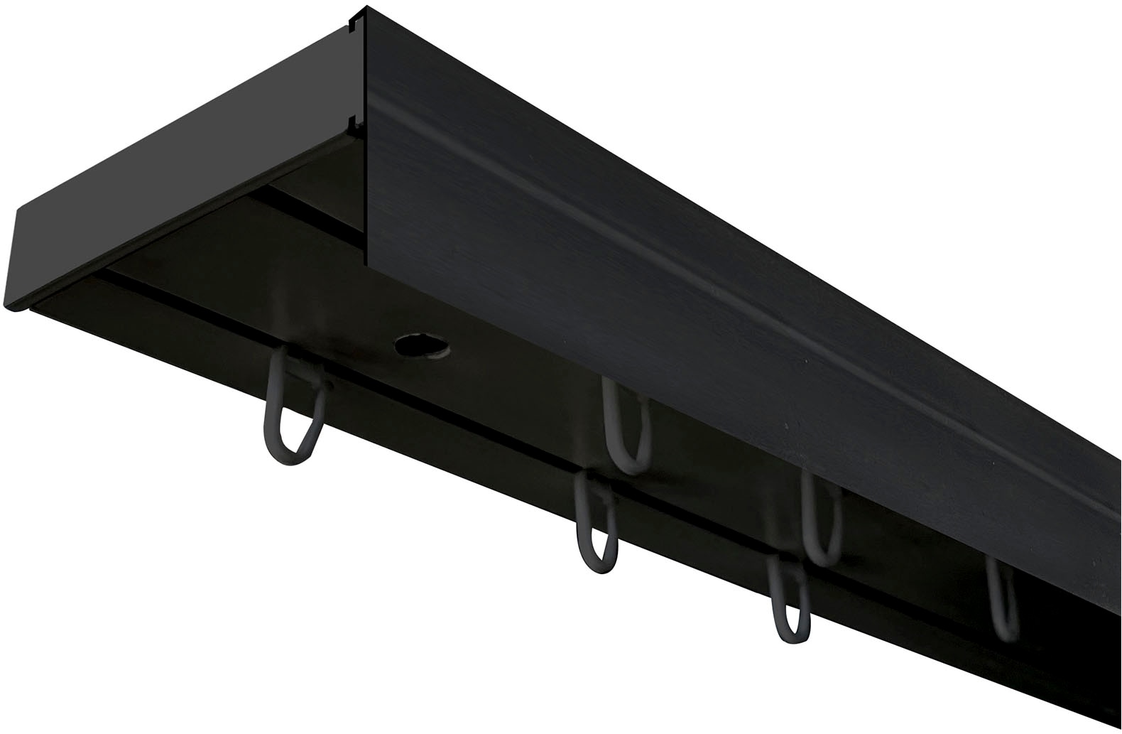 SN DECO GROUP "Vorhangschiene SH (1) mit Blende 5 cm" 2 läufig-läufig Fixmaß