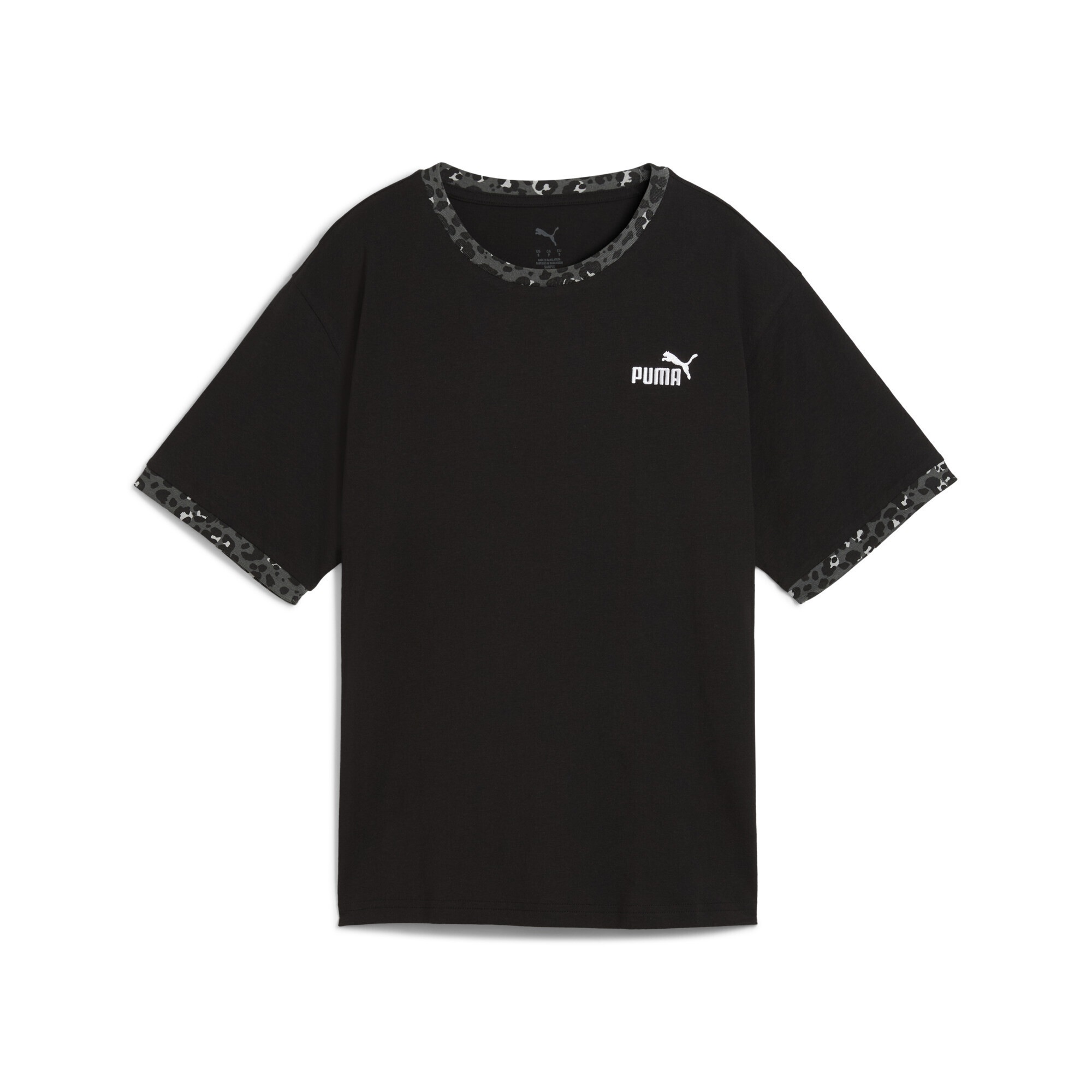 PUMA T-Shirt "Essentials Animal-Print Relaxed T-Shirt Damen" günstig online kaufen