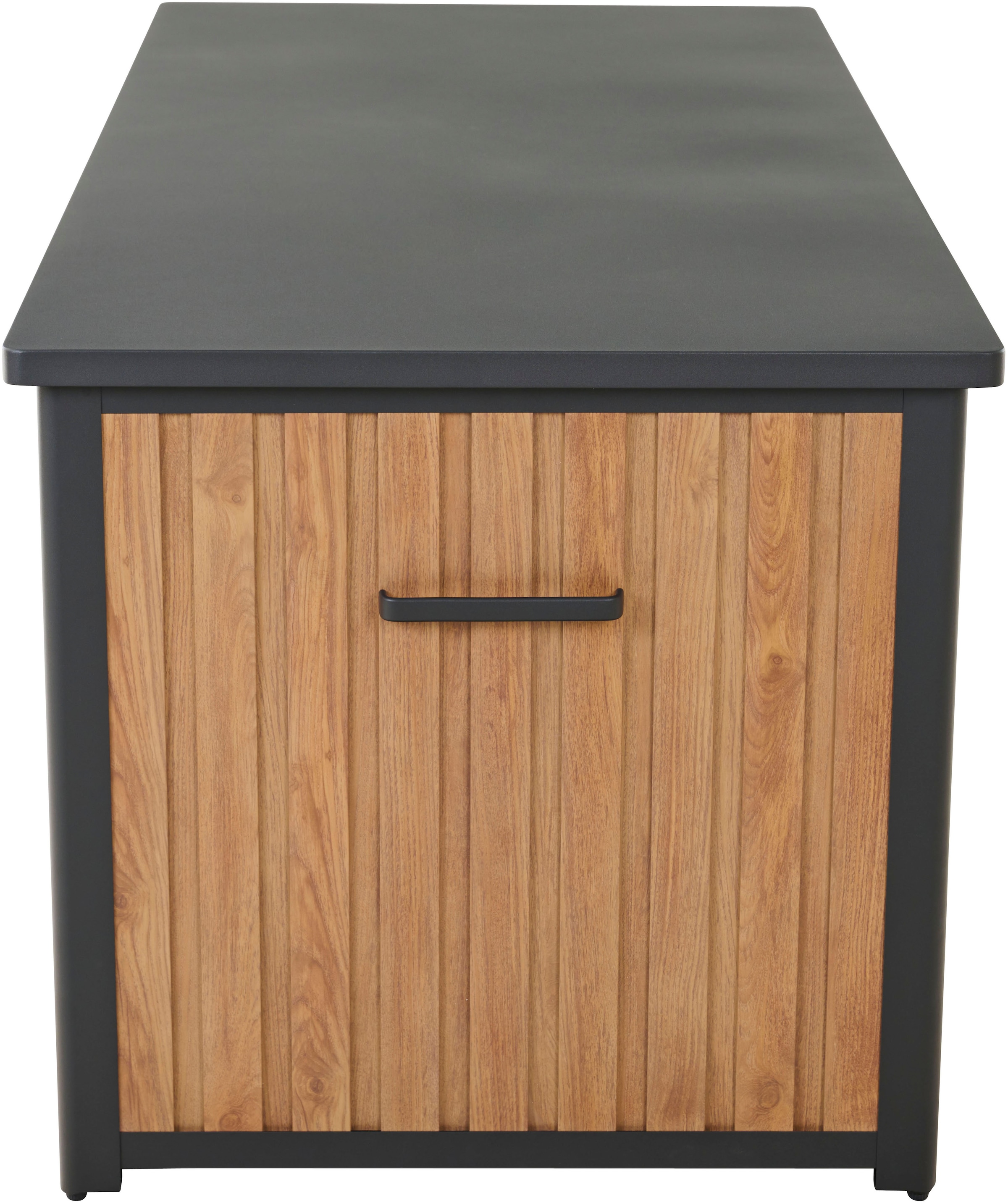 Siena Garden Kissenbox Gestell aus Aluminium, 181x79x75cm woodlook