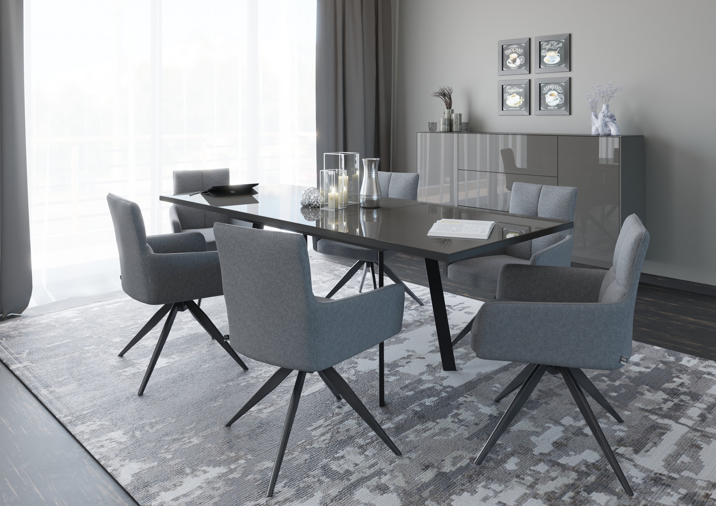 set one by Musterring Esstisch "Reno" 1 Stk. tlg. Mit Vierkantfuß, wählbare günstig online kaufen