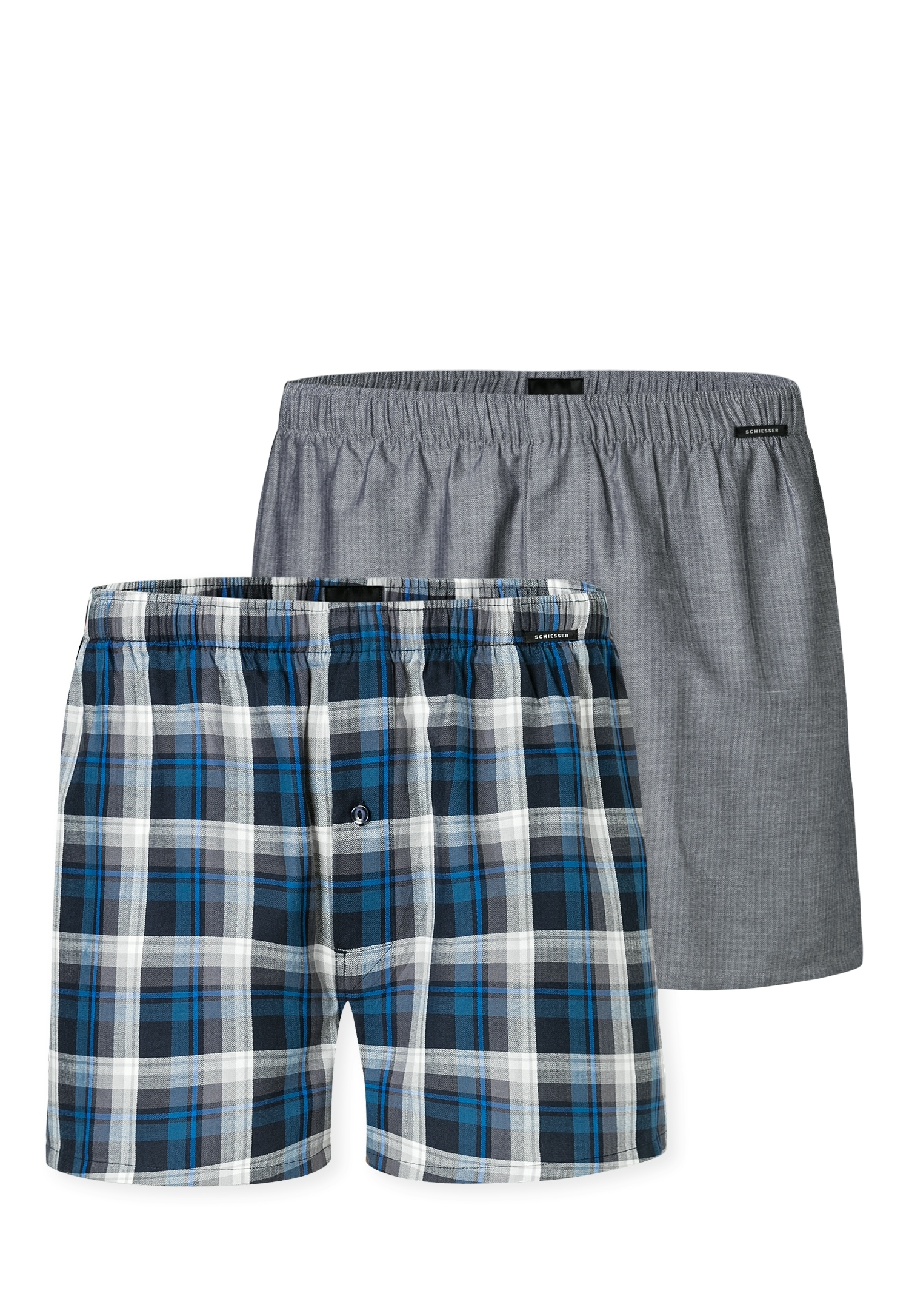 Schiesser Weiter Boxer "Boxershorts Multipacks", (2er Pack), mit Eingriff, günstig online kaufen