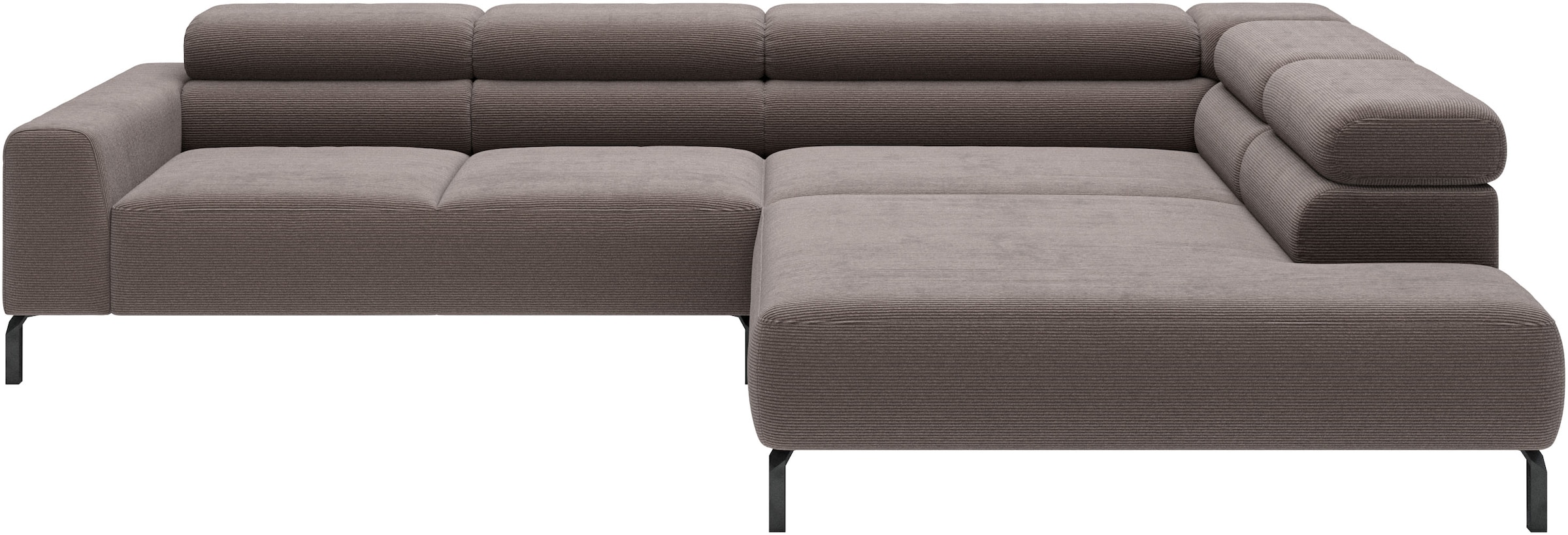 Home affaire Ecksofa "Antonelli, L-Form, incl. Kopfteilverstellung, Breite 312 cm" wahlweise elektrische Sitztiefenverstellung