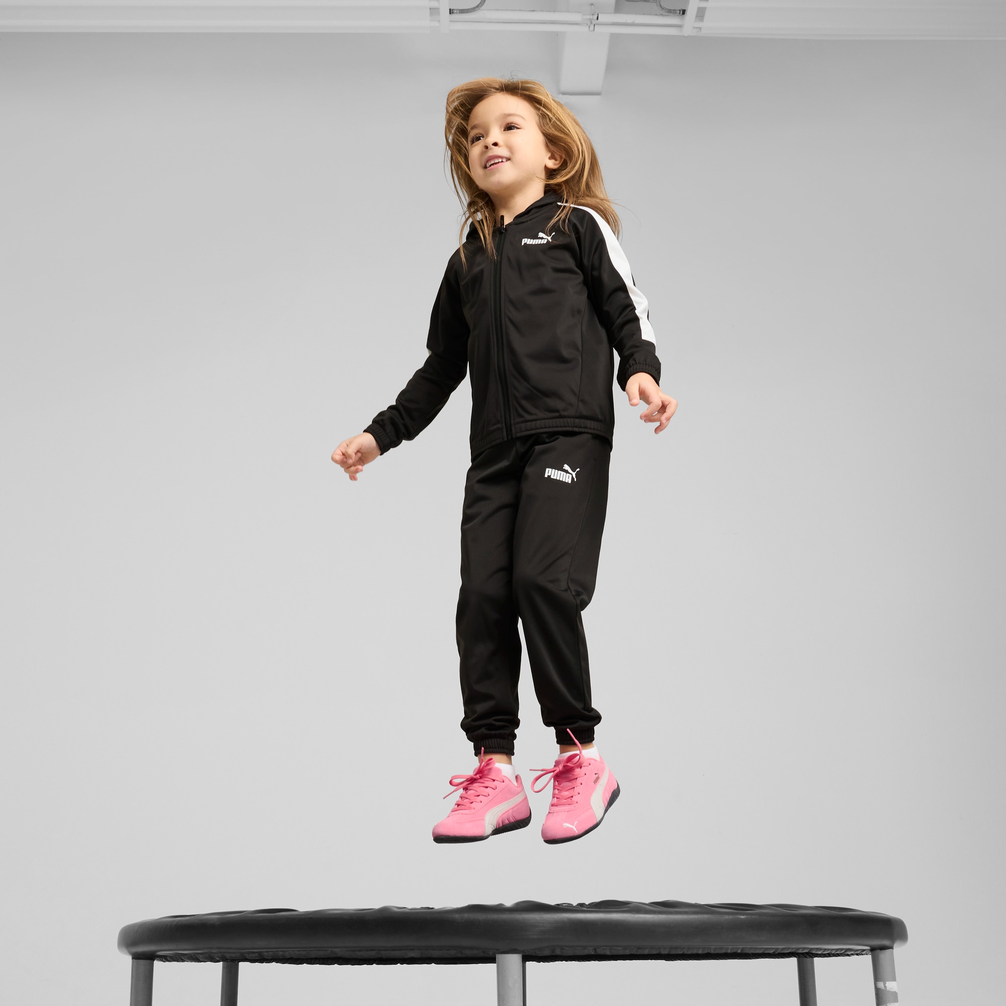 PUMA Trainingsanzug »ESS NO.1 LOGO POLY SUIT PS«, (2 tlg.)