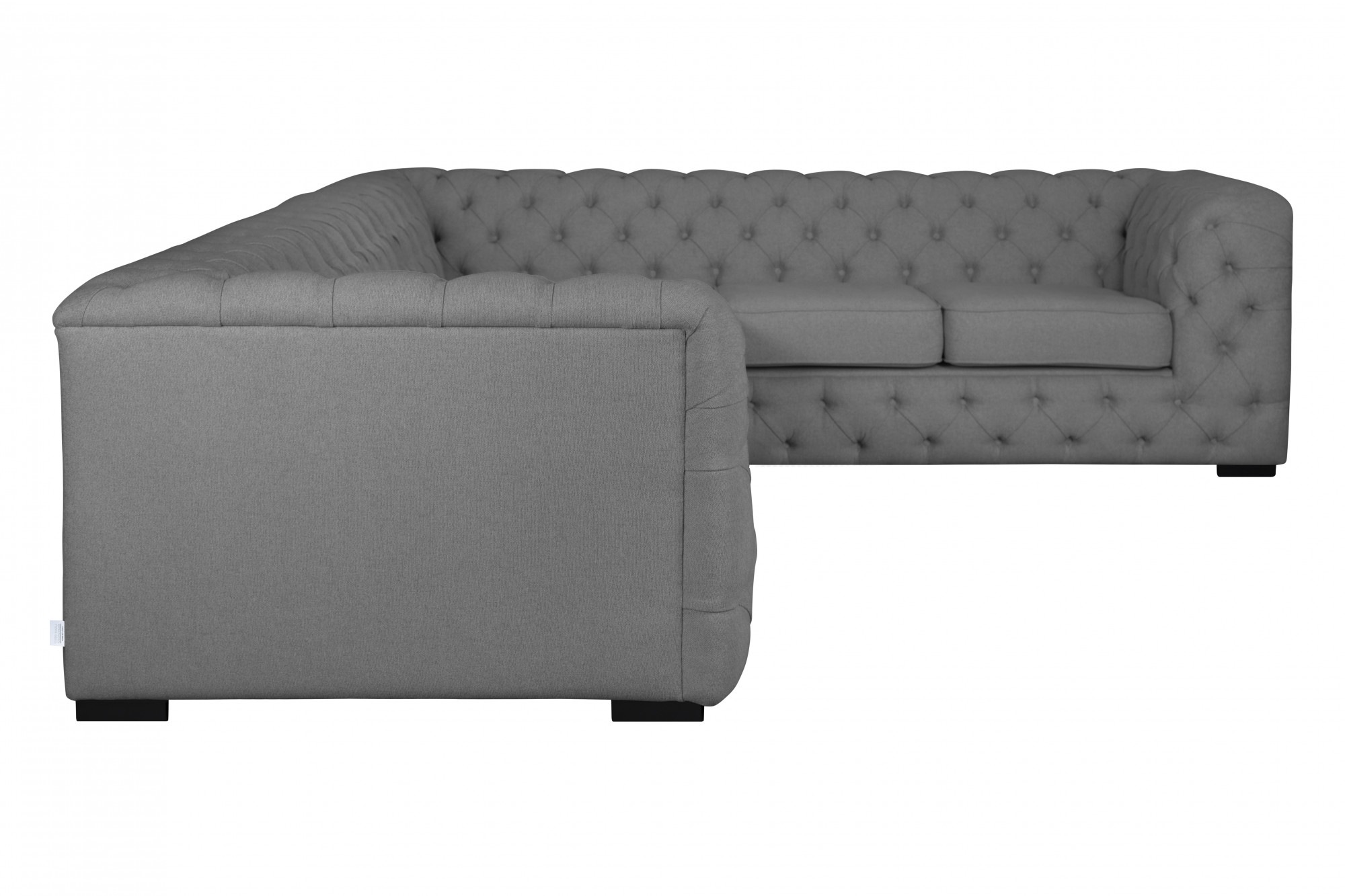 Home affaire Chesterfield-Sofa "KALINA L-Form", hochwertige Chesterfield-Au günstig online kaufen